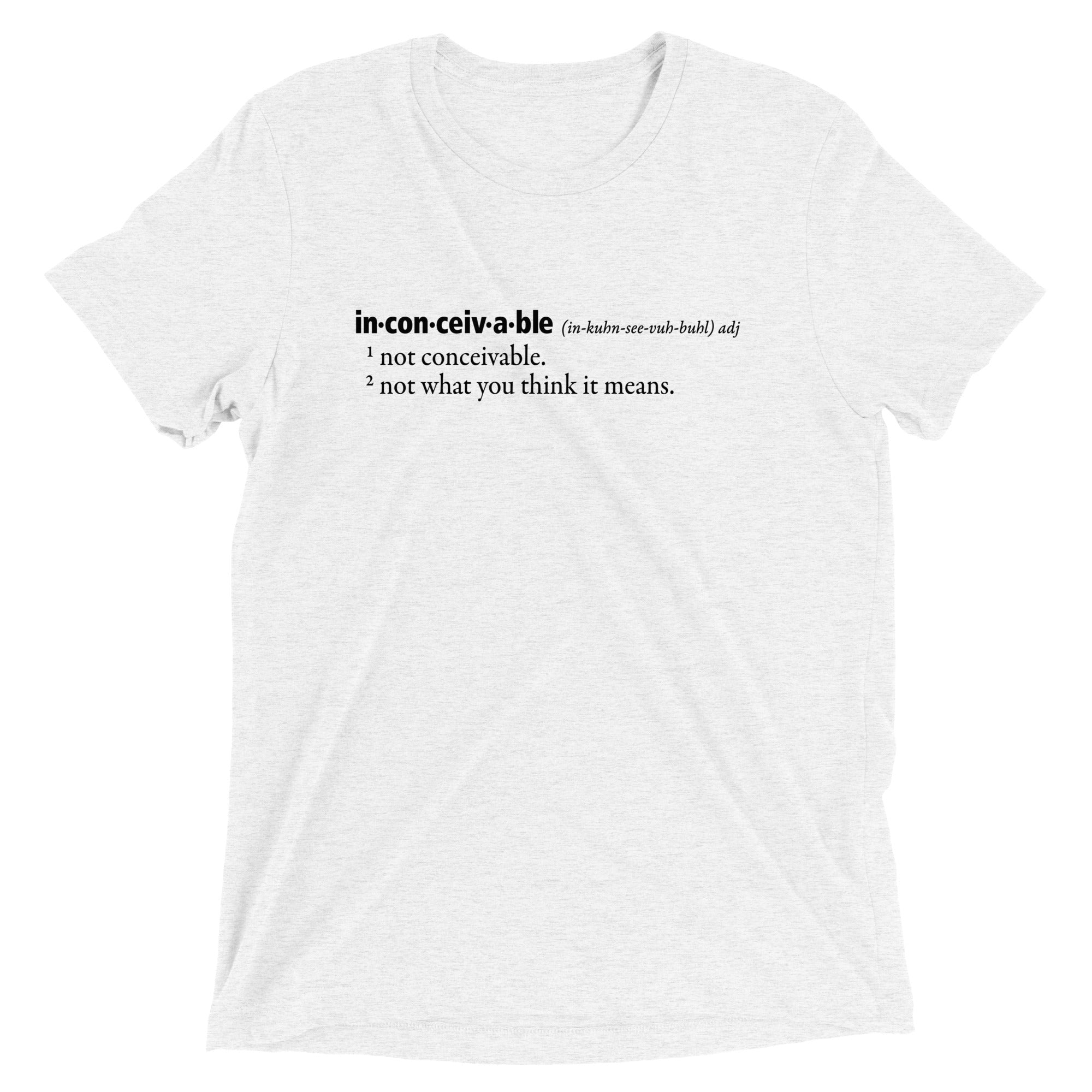Inconceivable Definition Men's Tri-Blend Tee