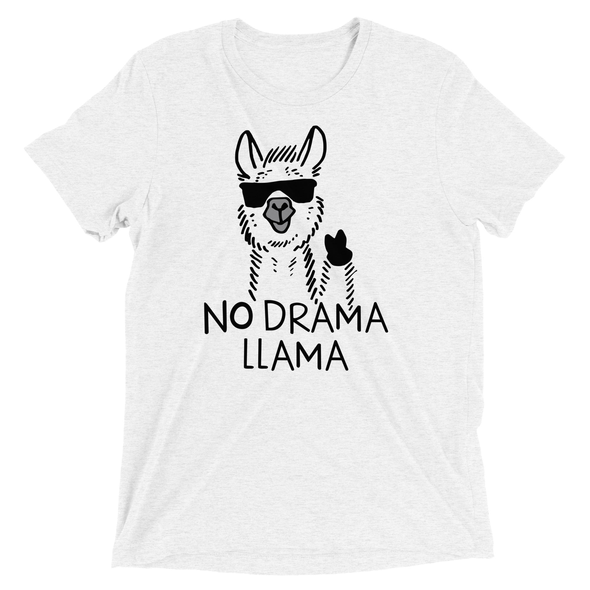 No Drama Llama Men's Tri-Blend Tee