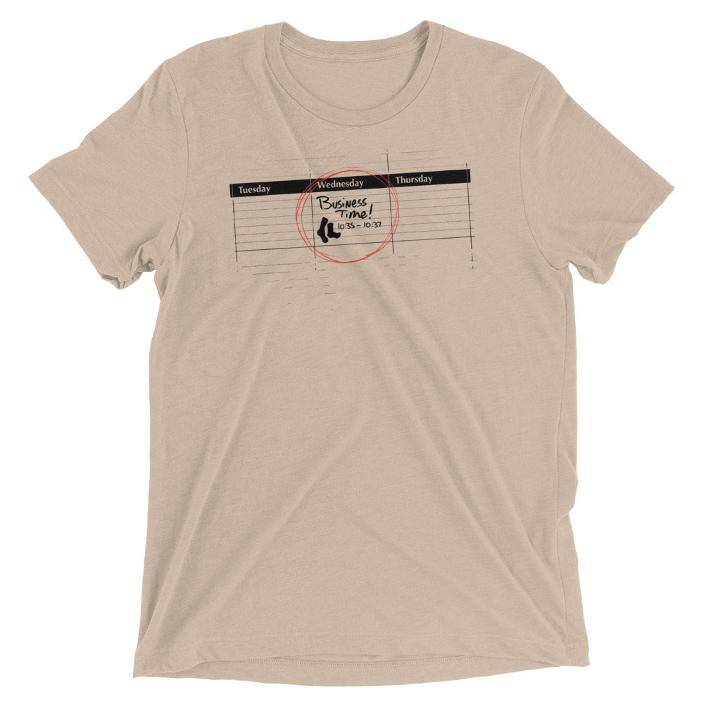 It's Business Time Men's Tri-Blend Tee