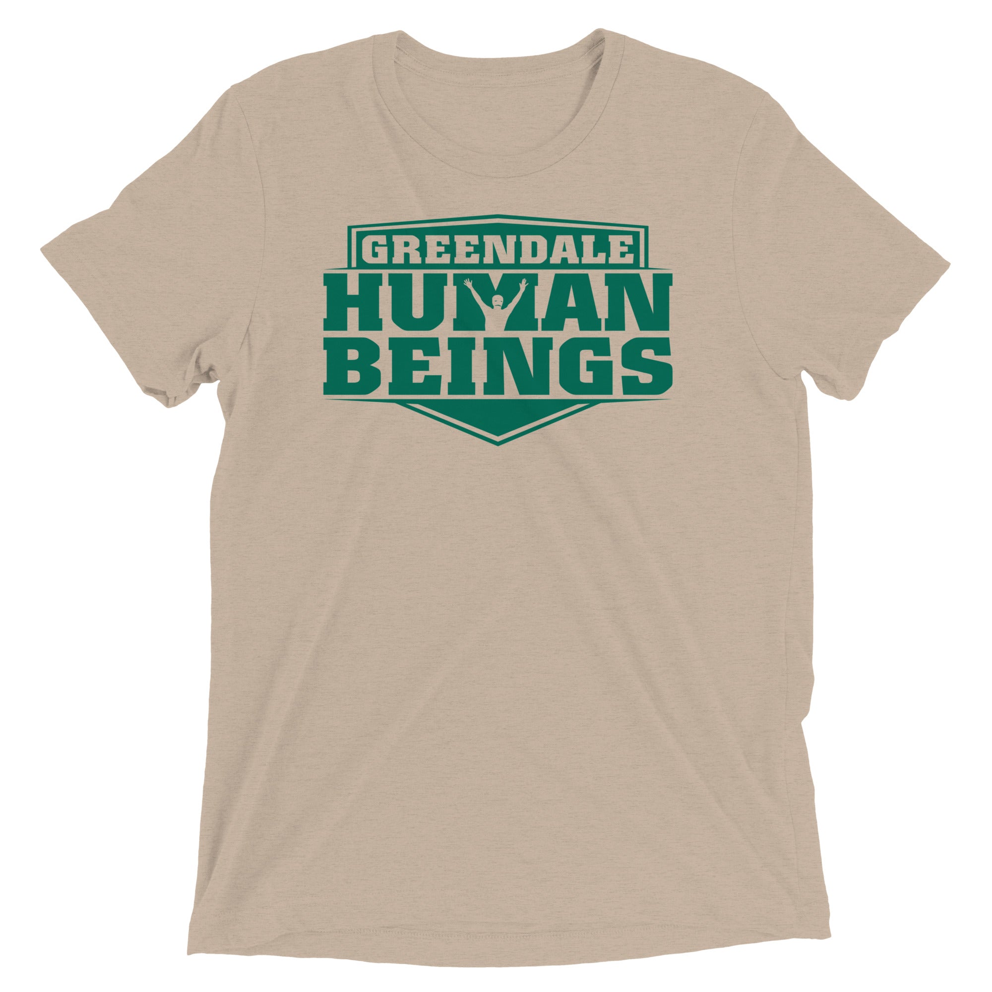Greendale Human Beings Men's Tri-Blend Tee