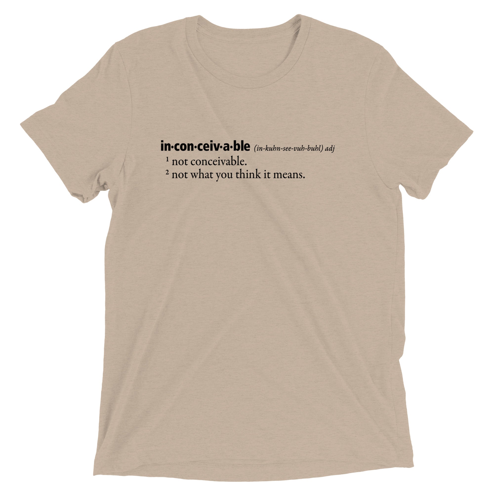 Inconceivable Definition Men's Tri-Blend Tee