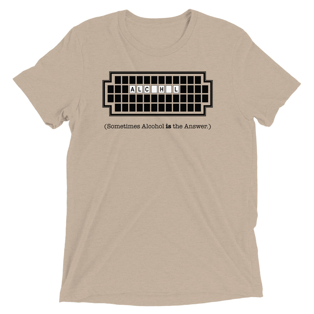 Alcohol Is The Answer Men's Tri-Blend Tee