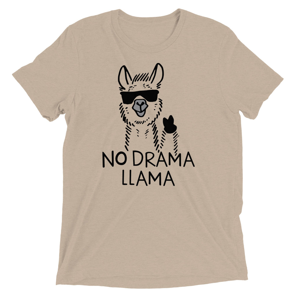 No Drama Llama Men's Tri-Blend Tee