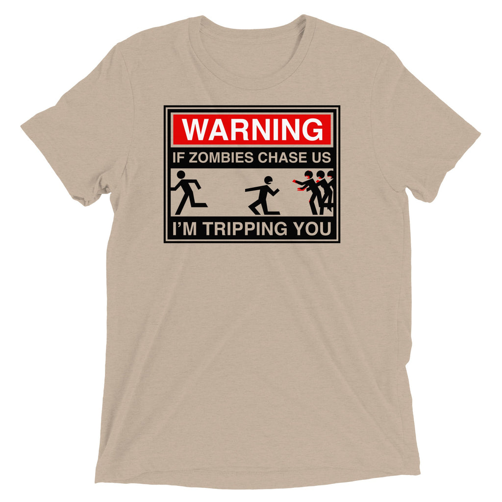 If Zombies Chase Us Men's Tri-Blend Tee