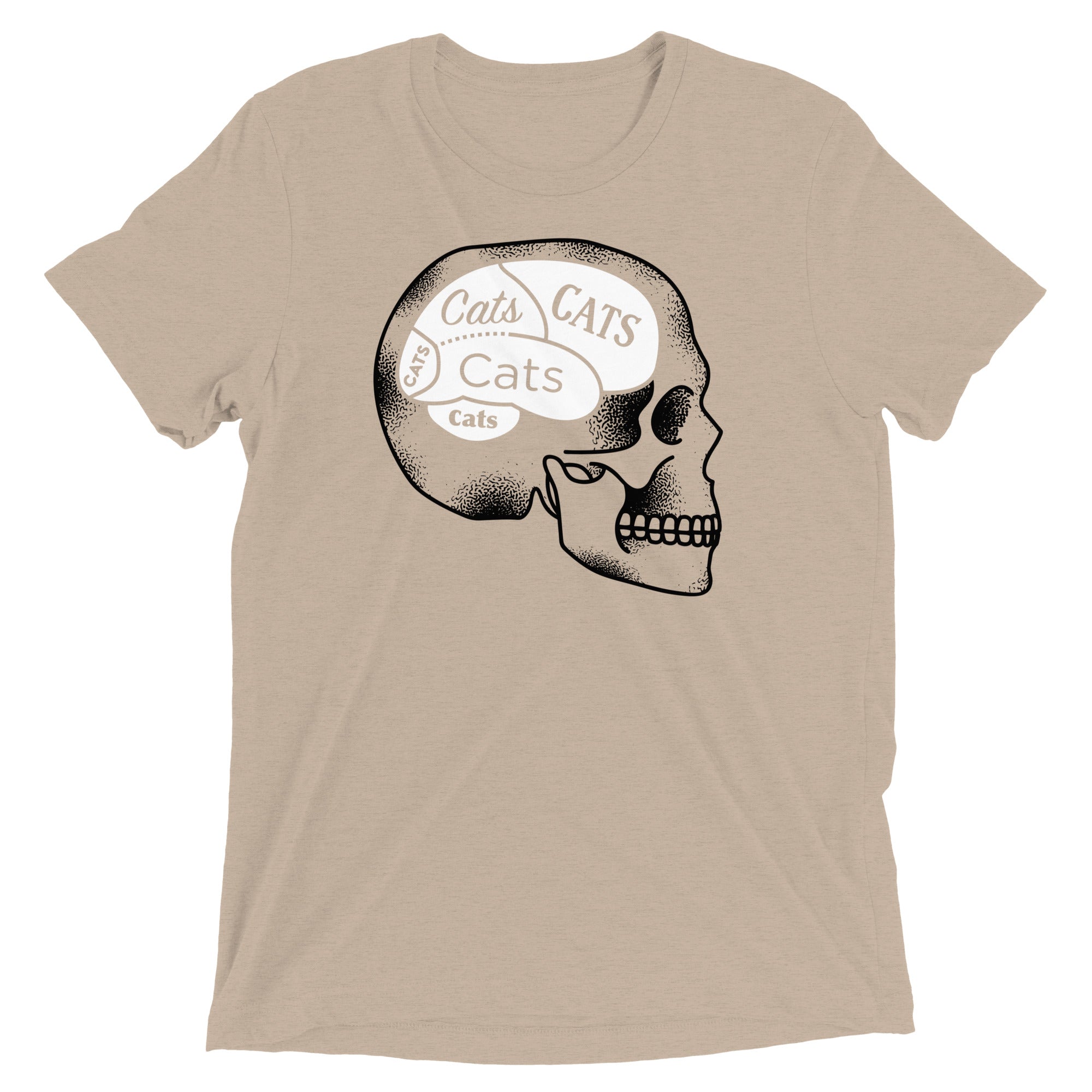 Cats On The Brain Men's Tri-Blend Tee