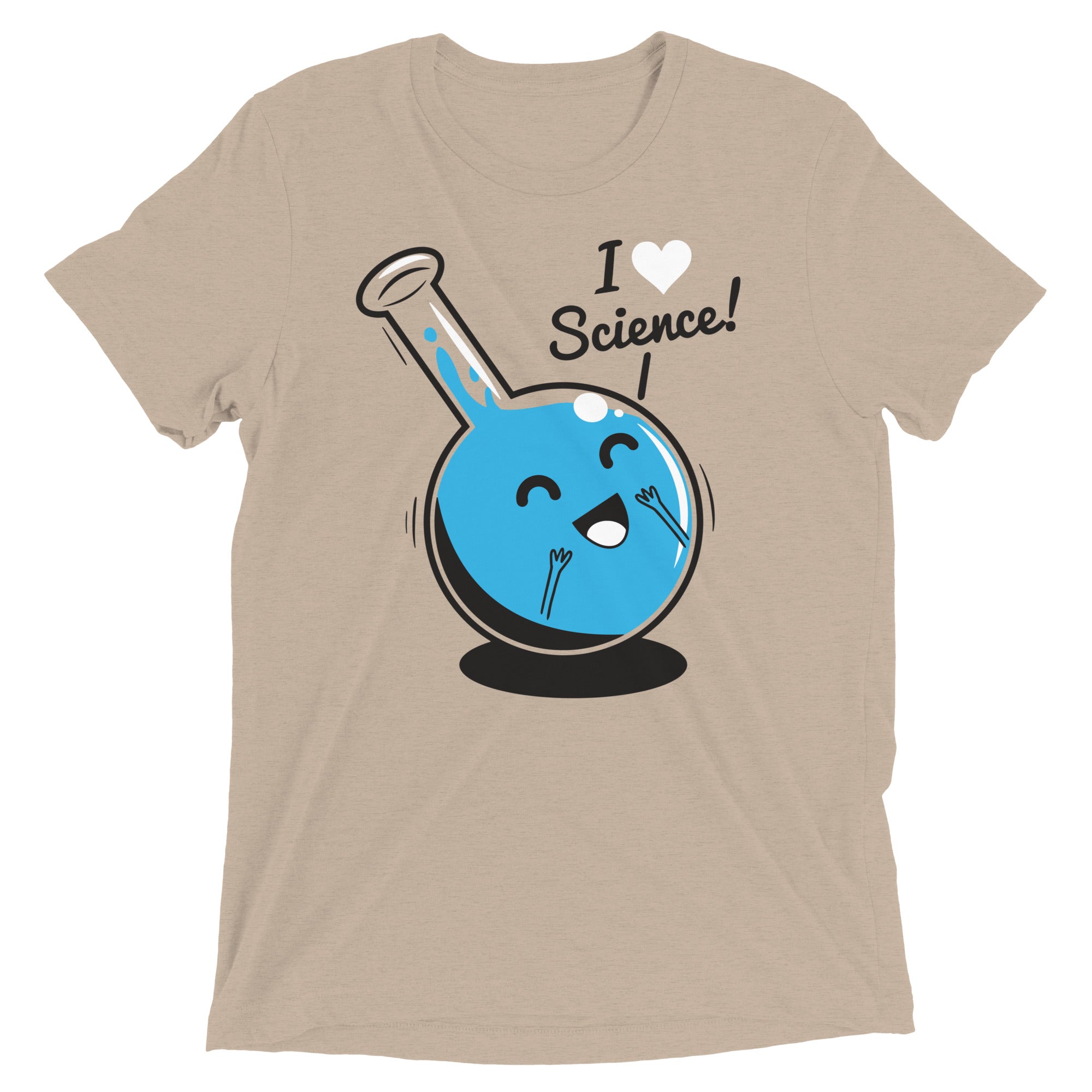 I Heart Science Men's Tri-Blend Tee