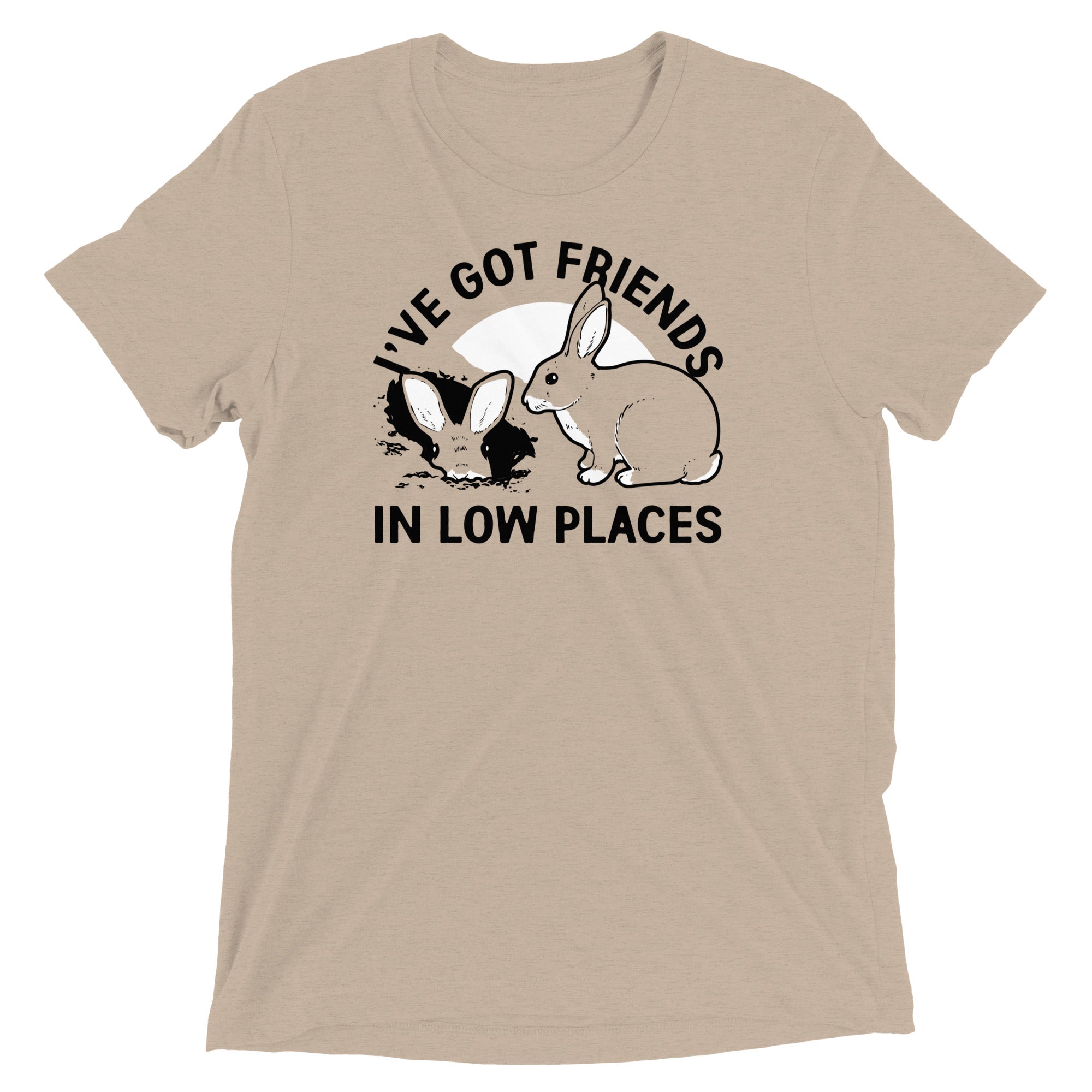 I've Got Friends In Low Places Men's Tri-Blend Tee