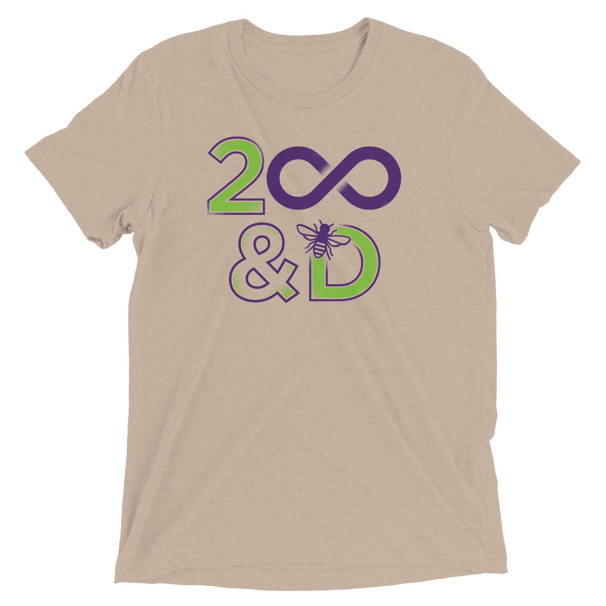 2 Infinity And B On D Men's Tri-Blend Tee
