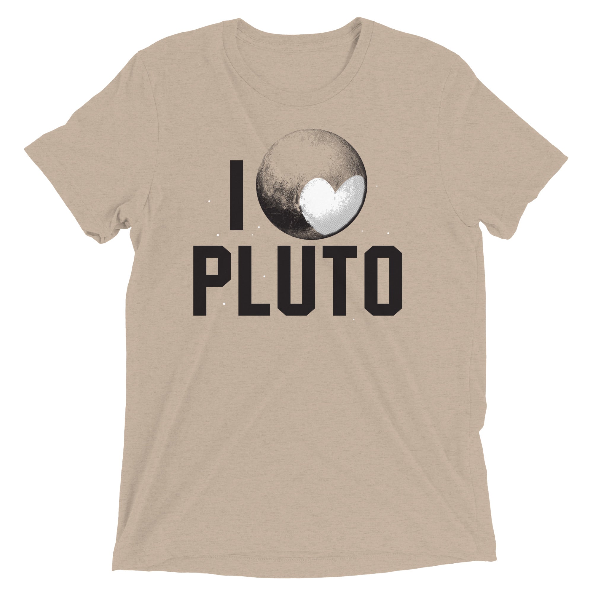 I Heart Pluto Men's Tri-Blend Tee