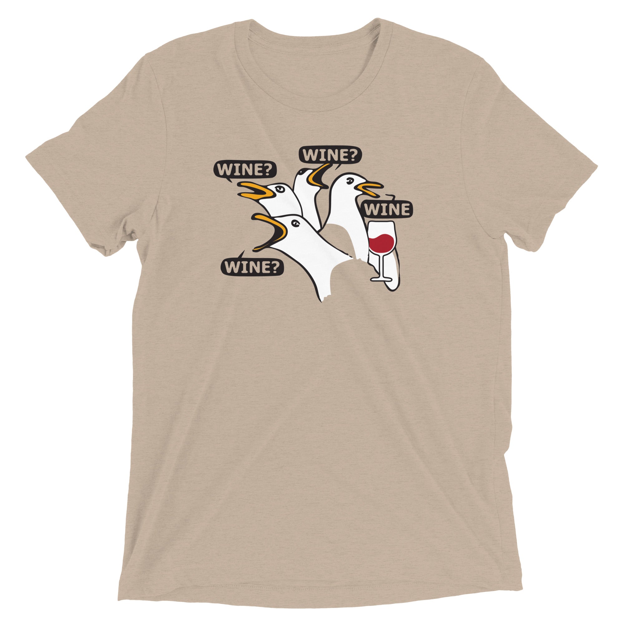 Wine Wine Wine Wine Men's Tri-Blend Tee