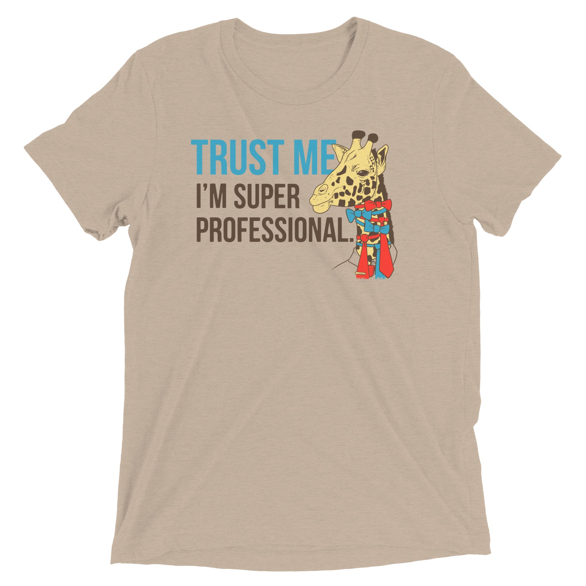 Trust Me I'm Super Professional Men's Tri-Blend Tee