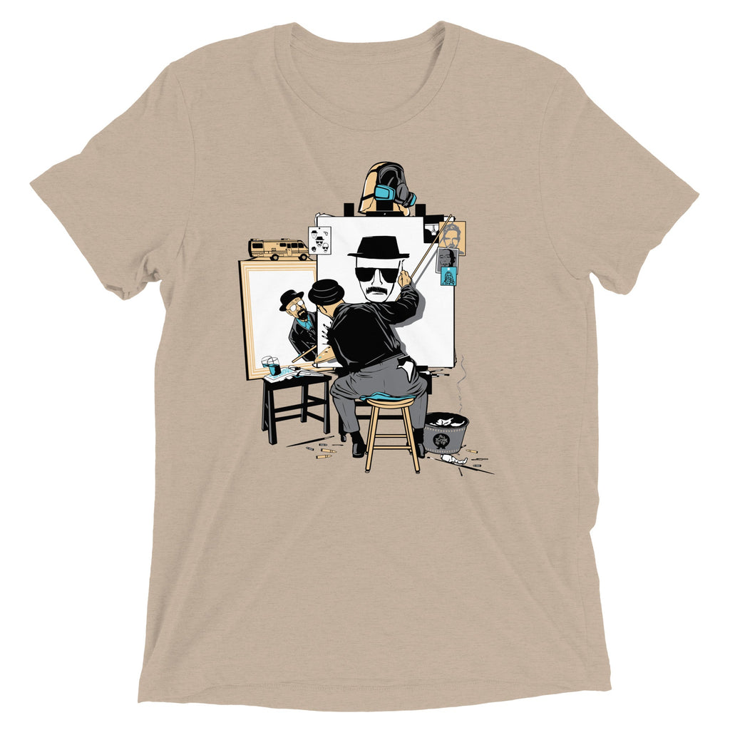 Heisenberg Self Portrait Men's Tri-Blend Tee