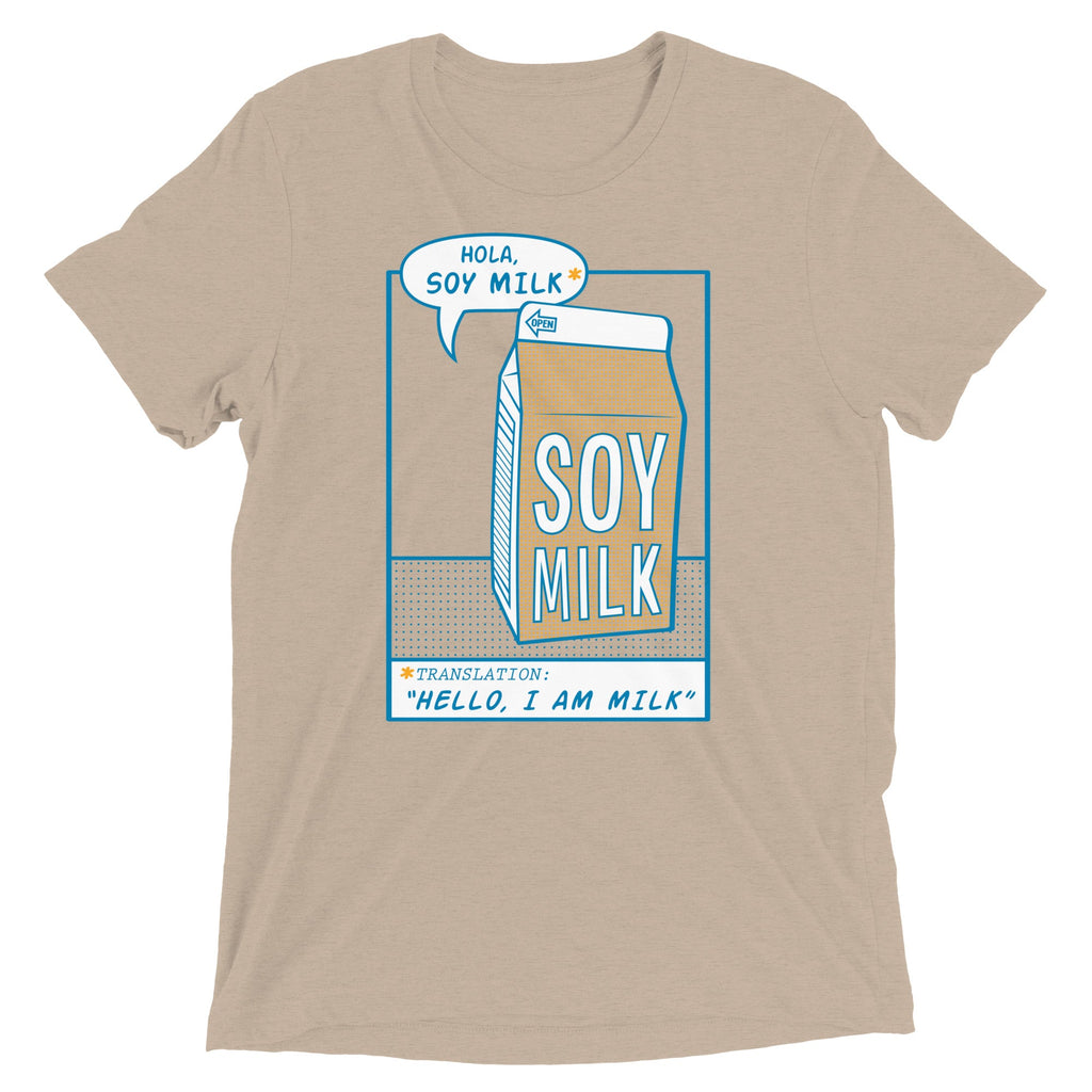 Hola, Soy Milk Men's Tri-Blend Tee