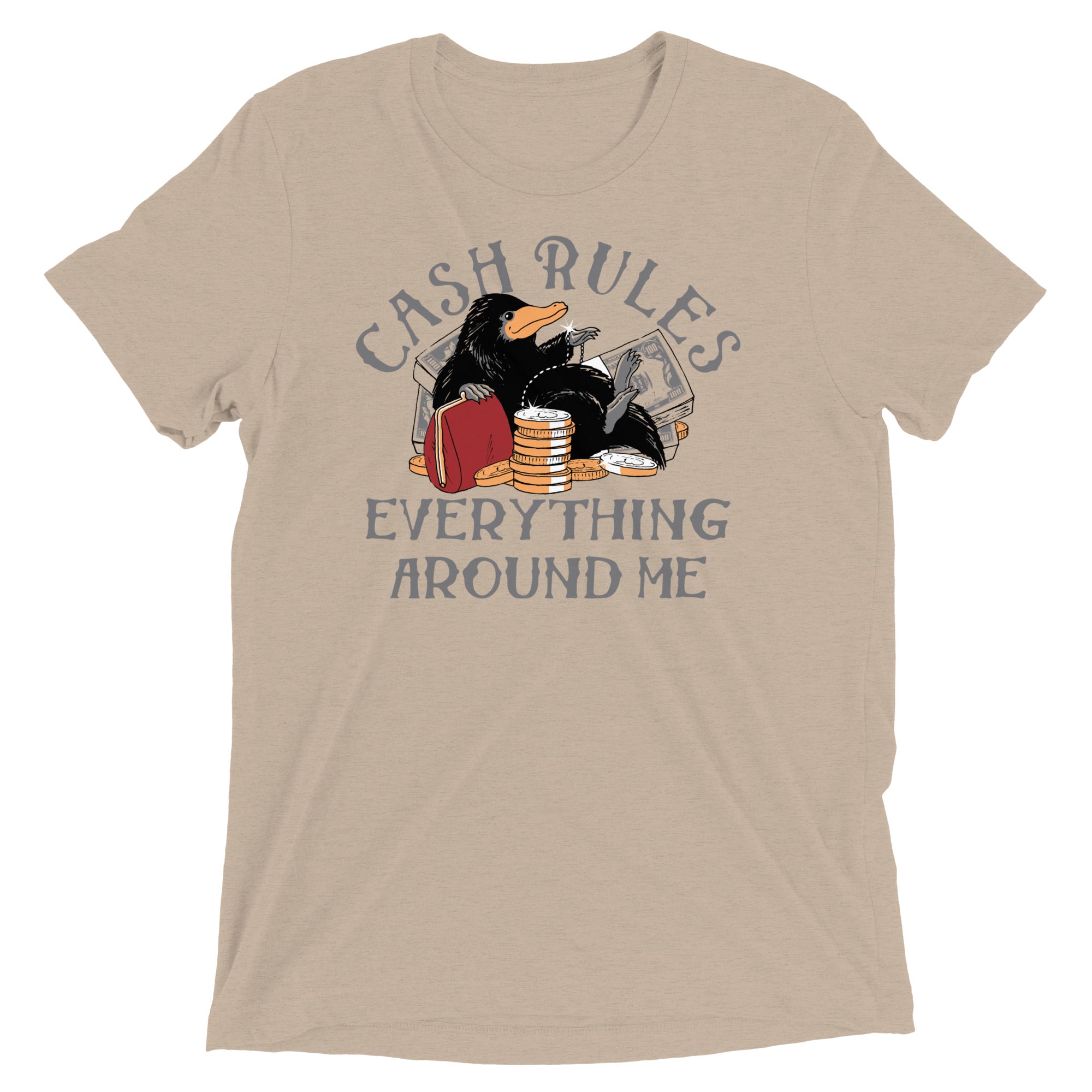 Cash Rules Everything Around Me Men's Tri-Blend Tee