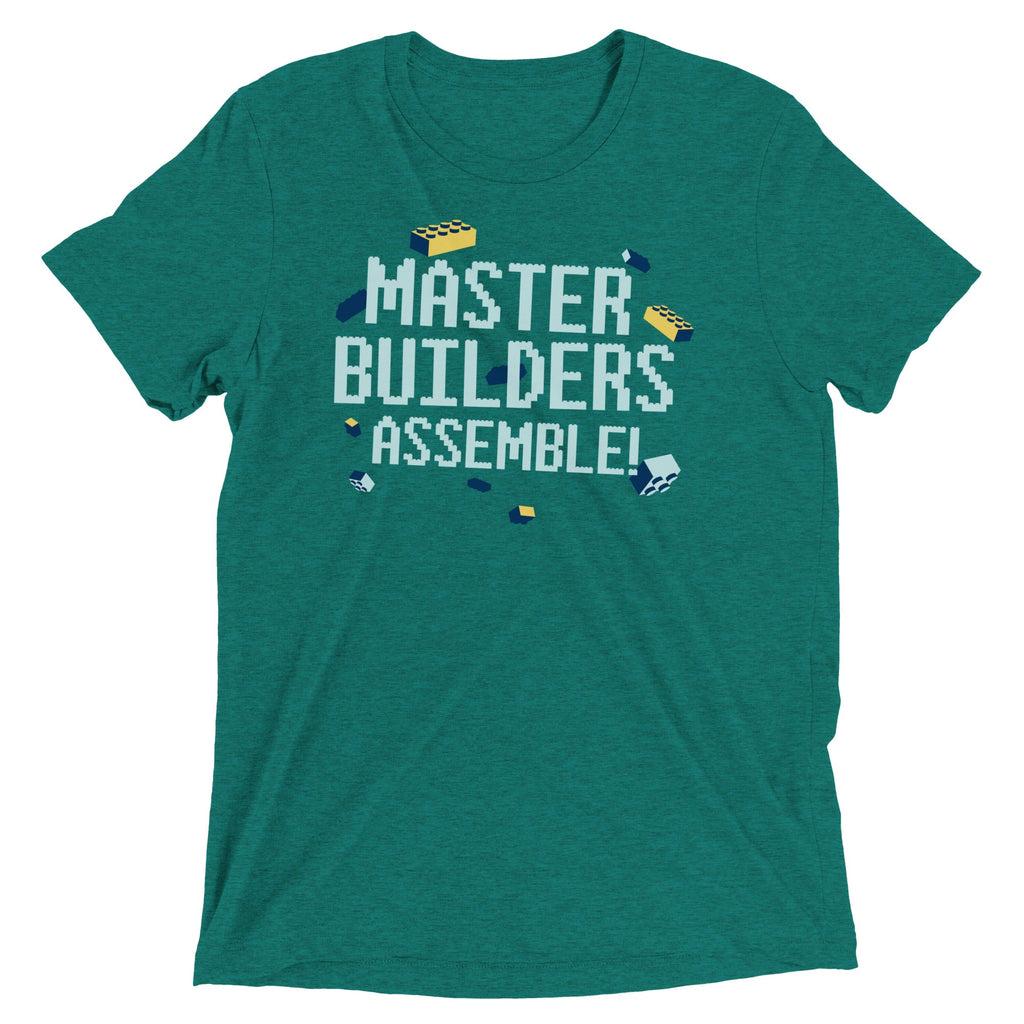 Master Builders Assemble! Men's Tri-Blend Tee
