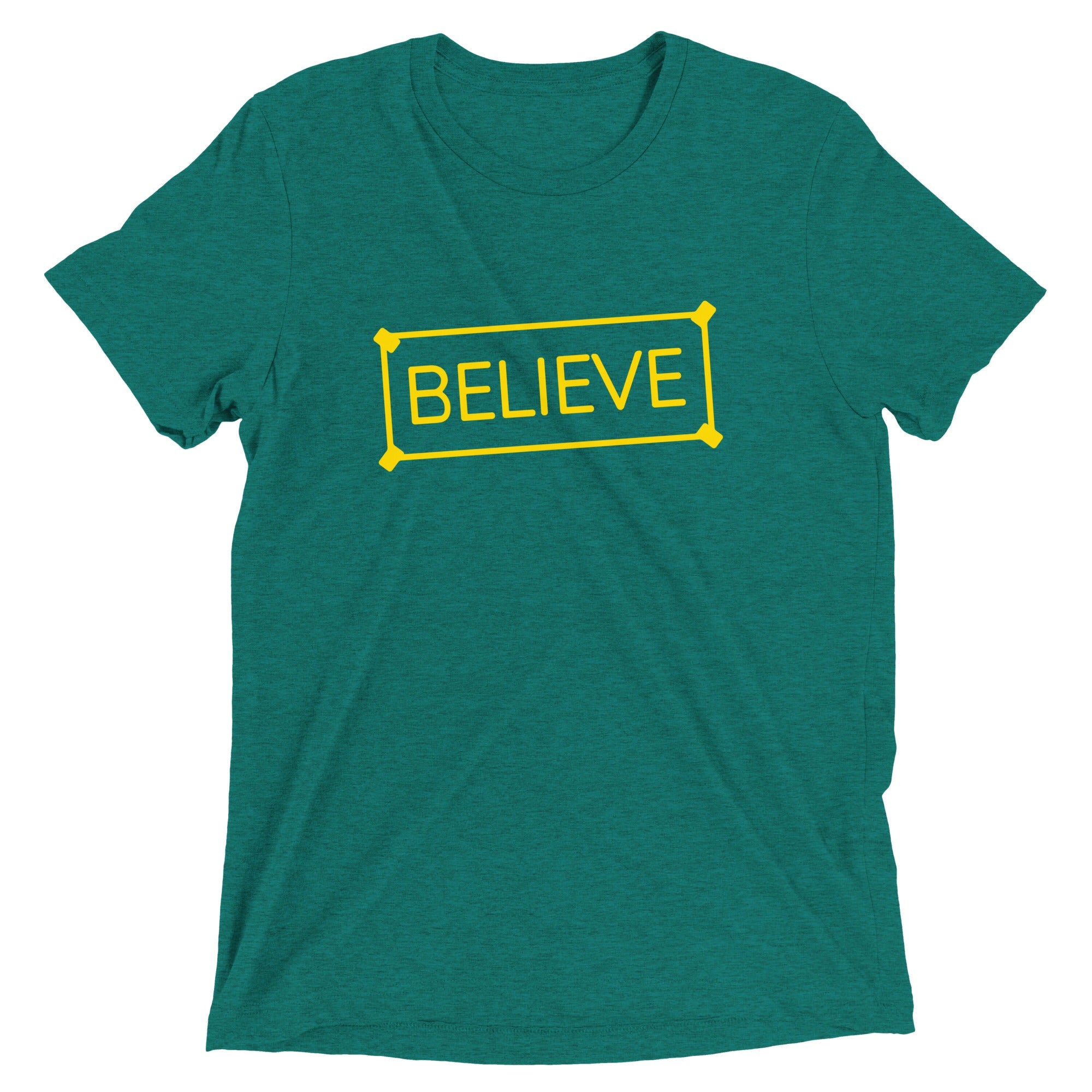 Believe Sign Men's Tri-Blend Tee