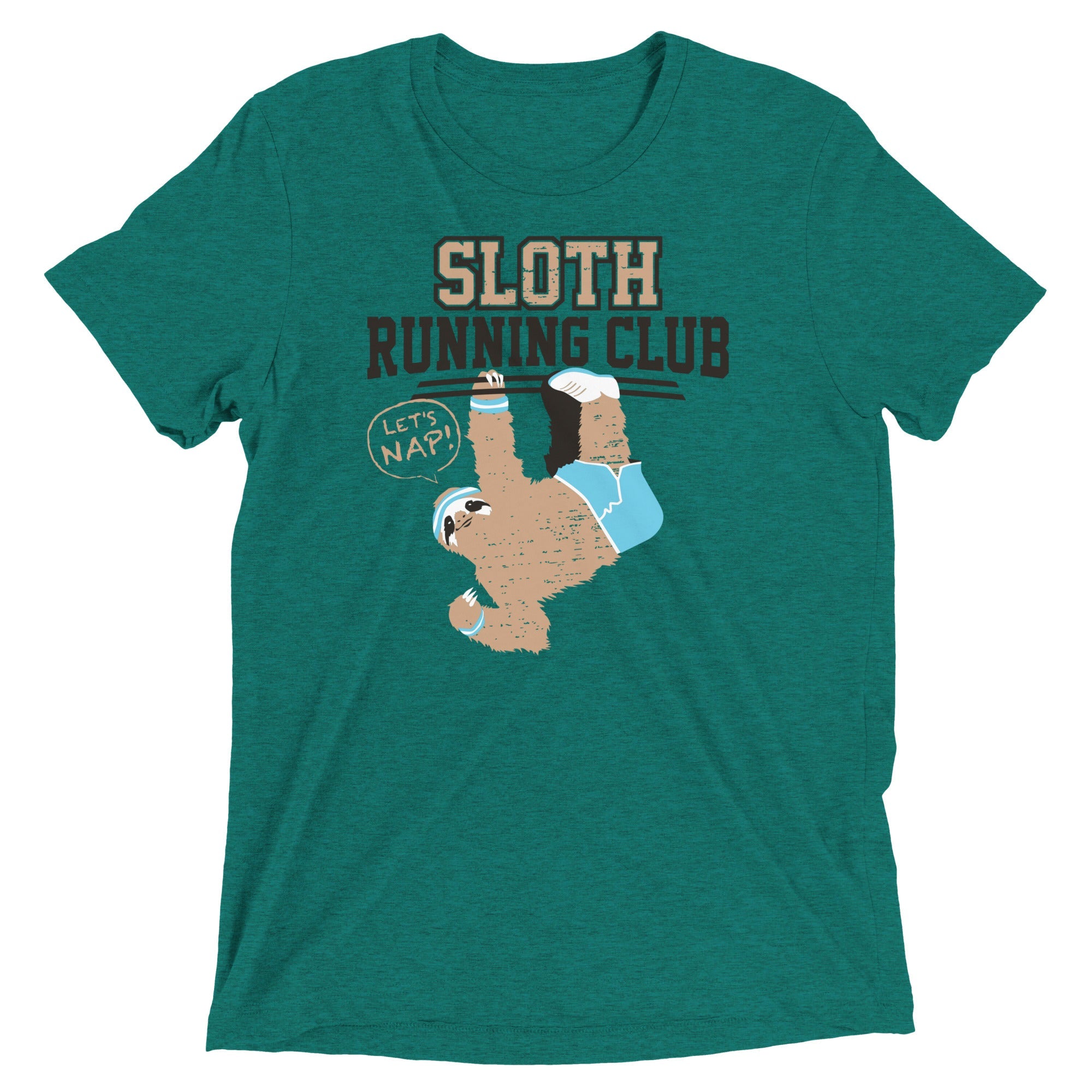 Sloth Running Club Men's Tri-Blend Tee
