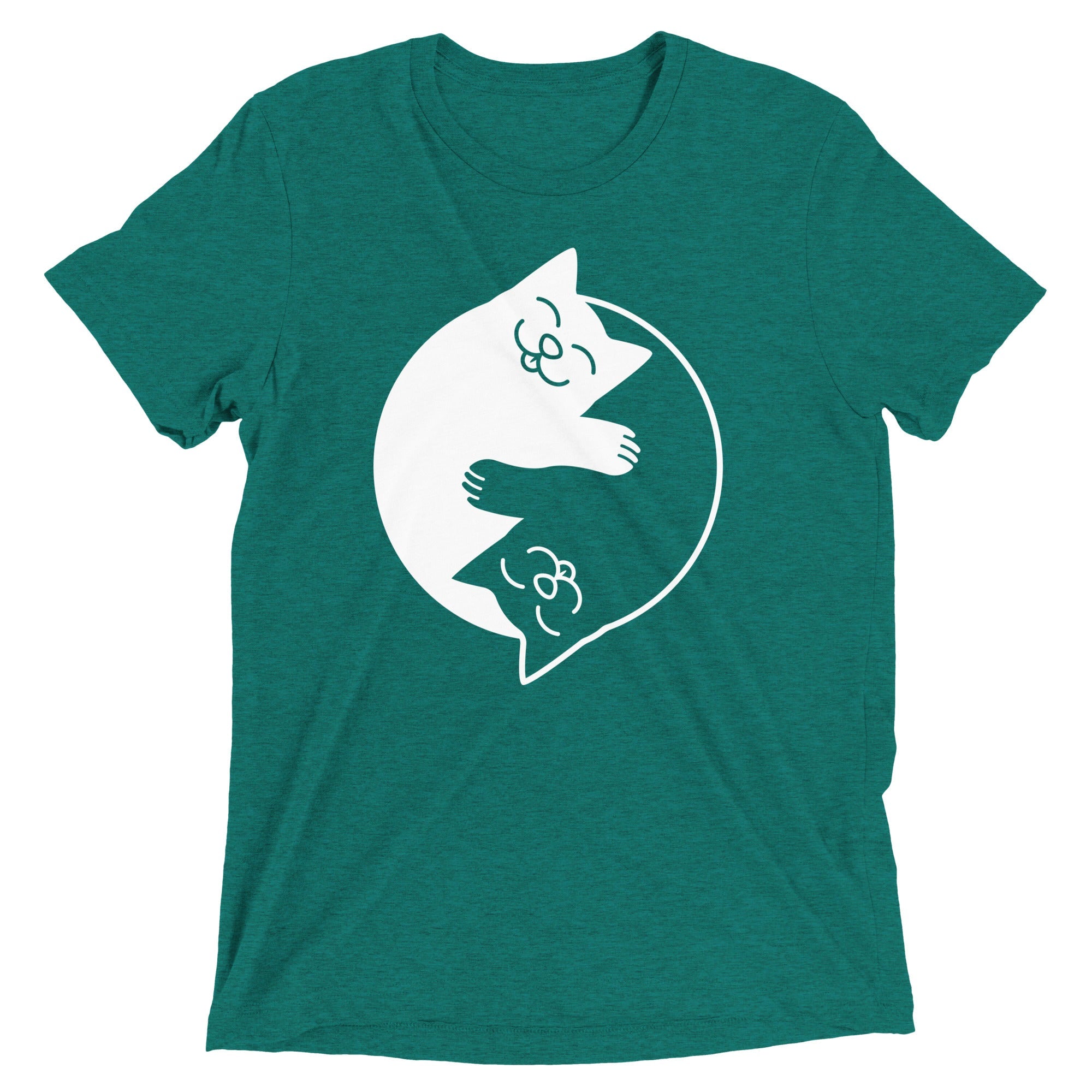 Yin Yang Cats Men's Tri-Blend Tee
