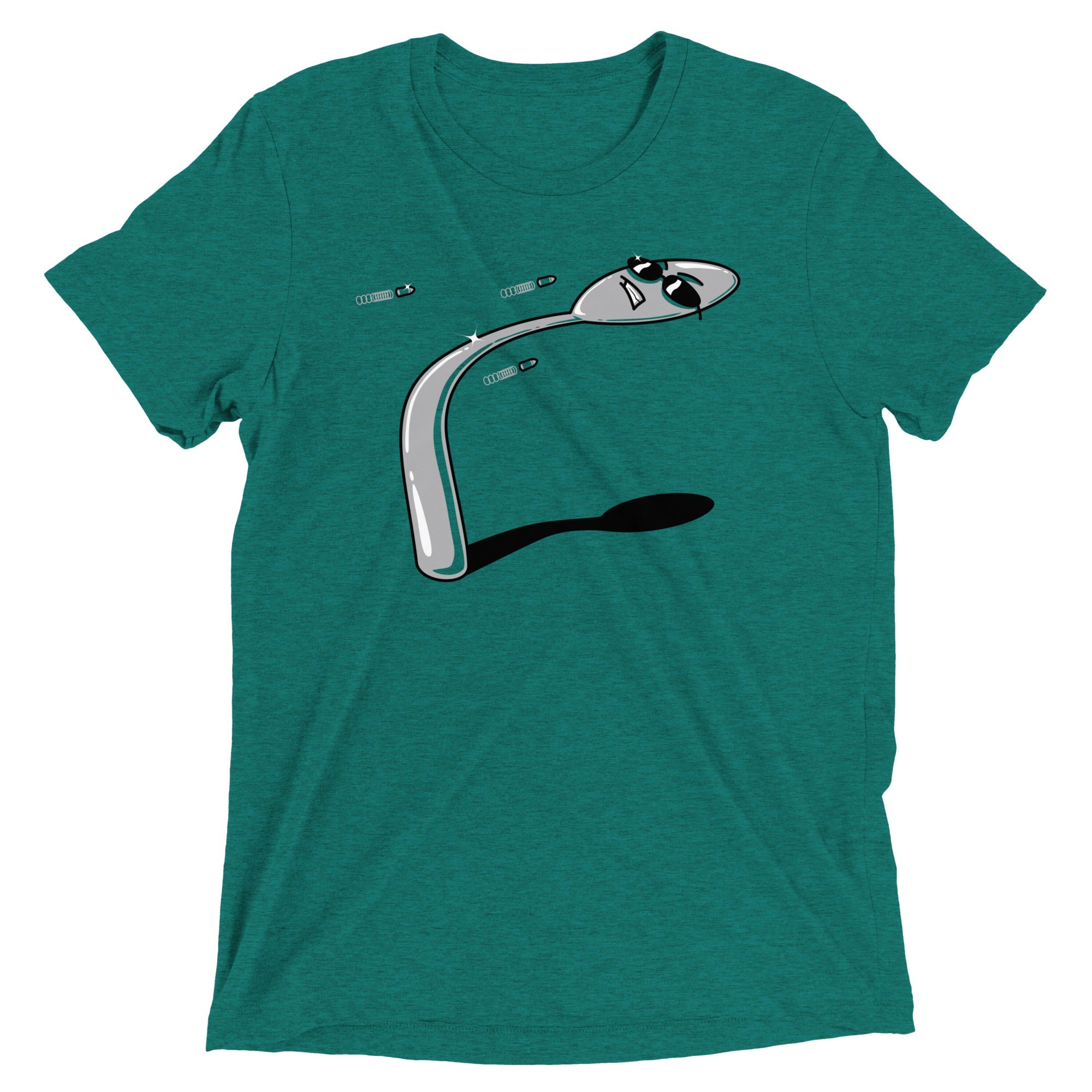 There Is No Spoon Men's Tri-Blend Tee