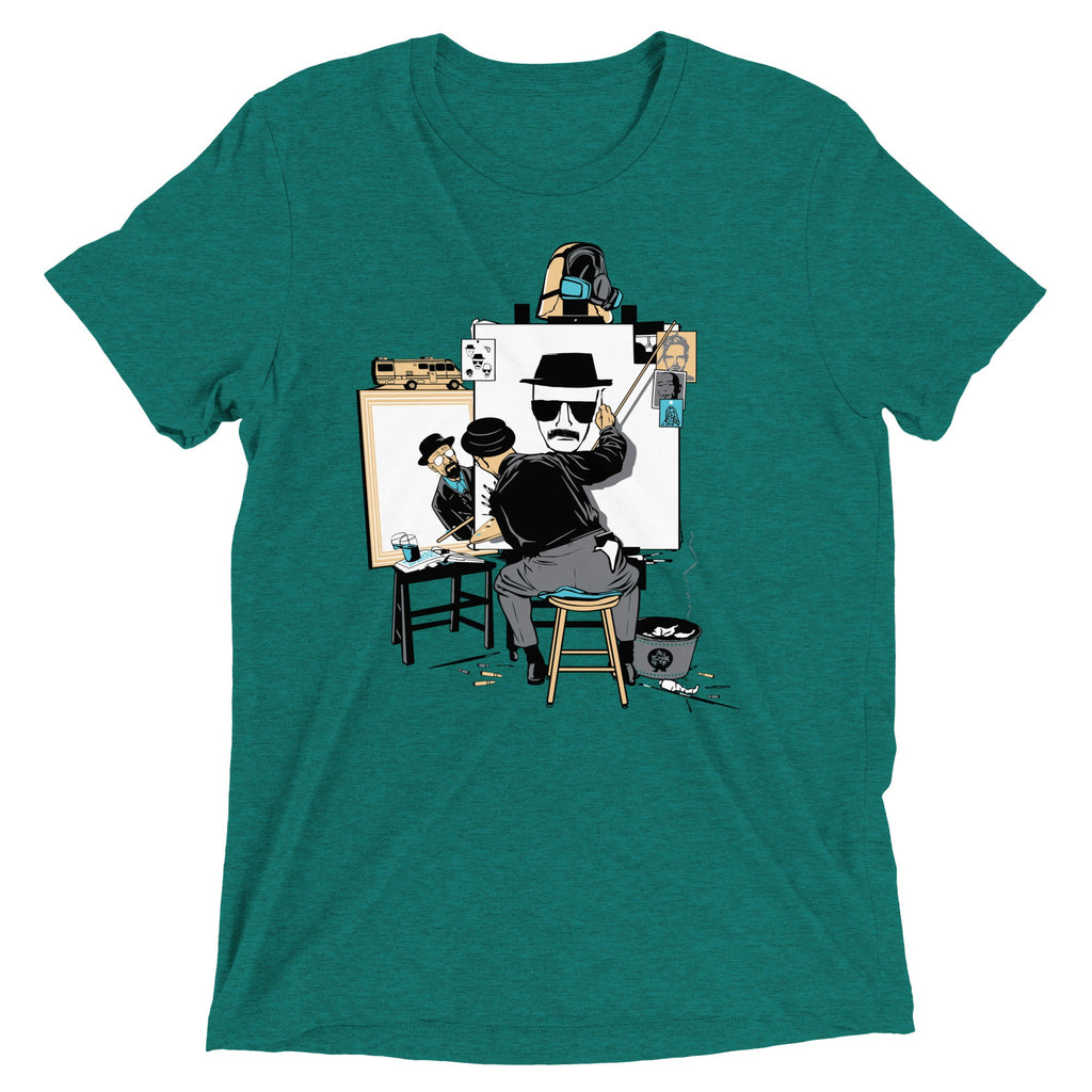 Heisenberg Self Portrait Men's Tri-Blend Tee