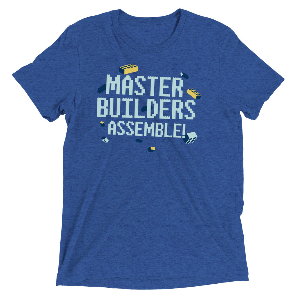 Master Builders Assemble! Men's Tri-Blend Tee