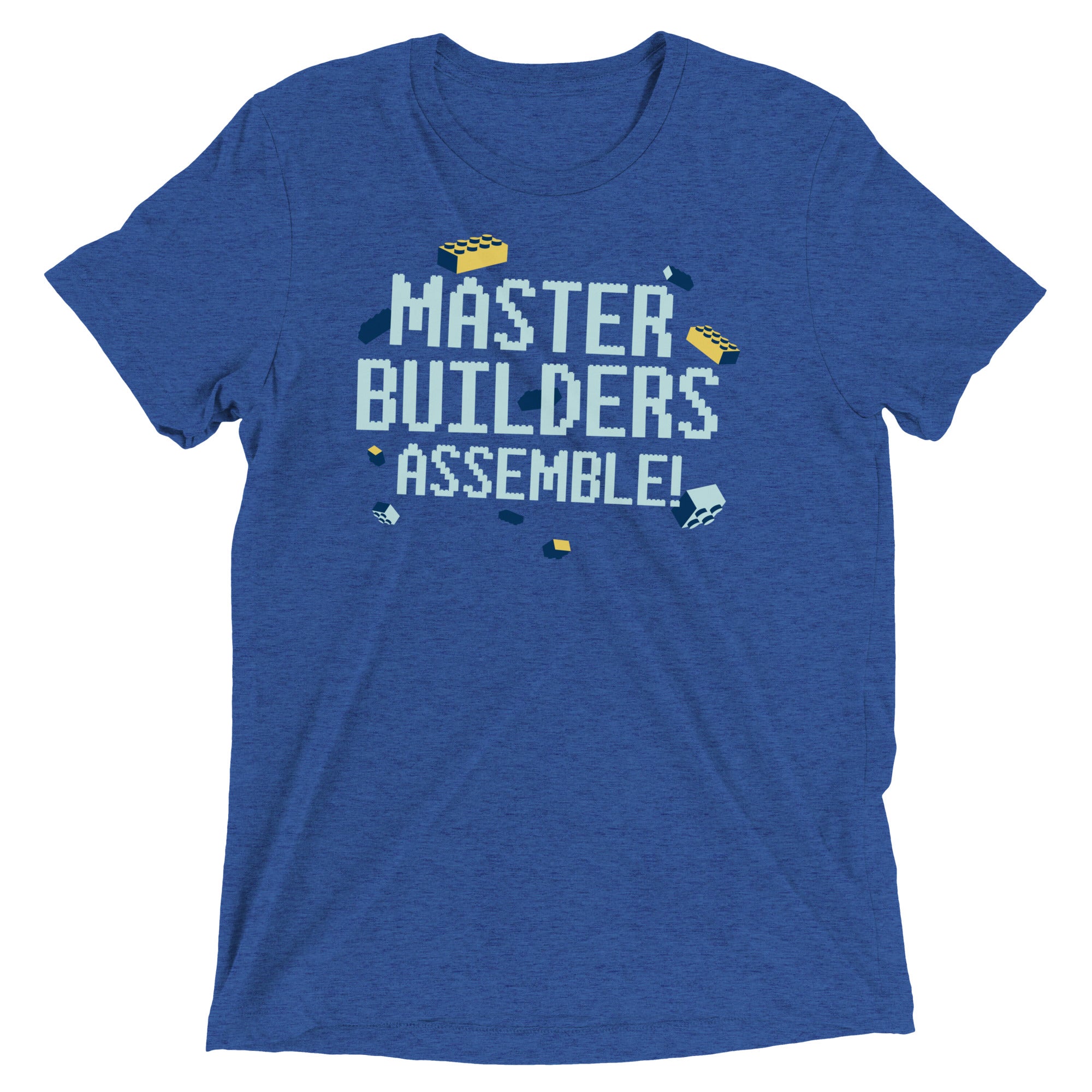 Master Builders Assemble! Men's Tri-Blend Tee