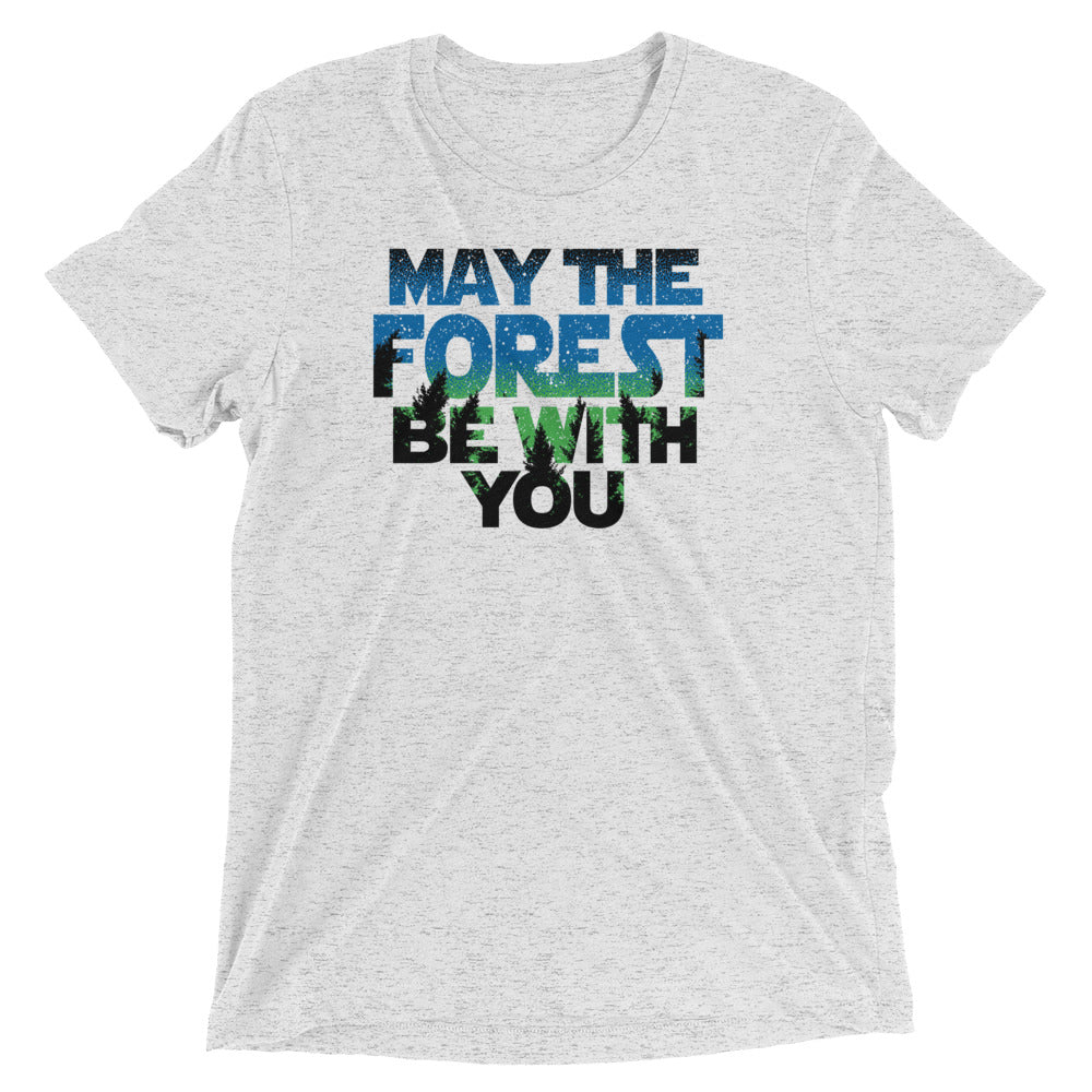 May The Forest Be With You Men's Tri-Blend Tee