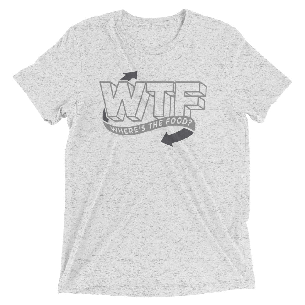 Where's The Food? Men's Tri-Blend Tee