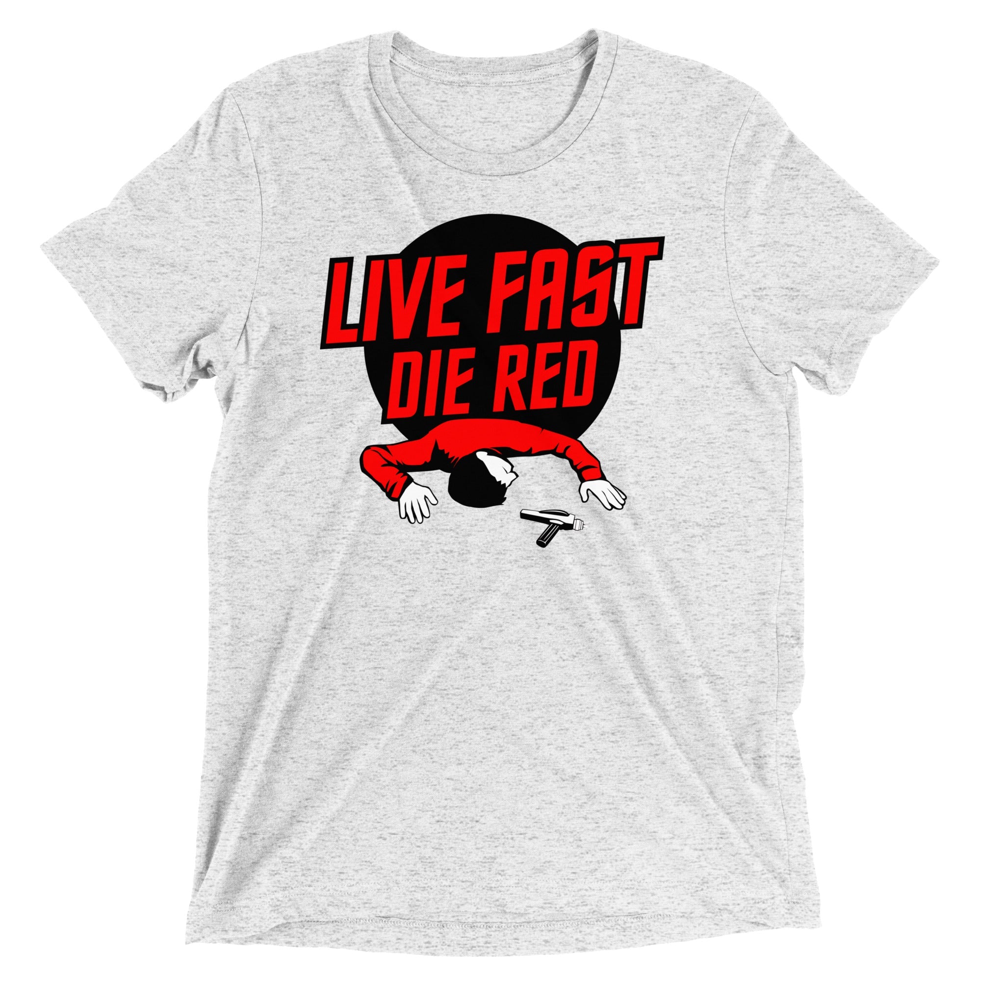 Live Fast Die Red Men's Tri-Blend Tee