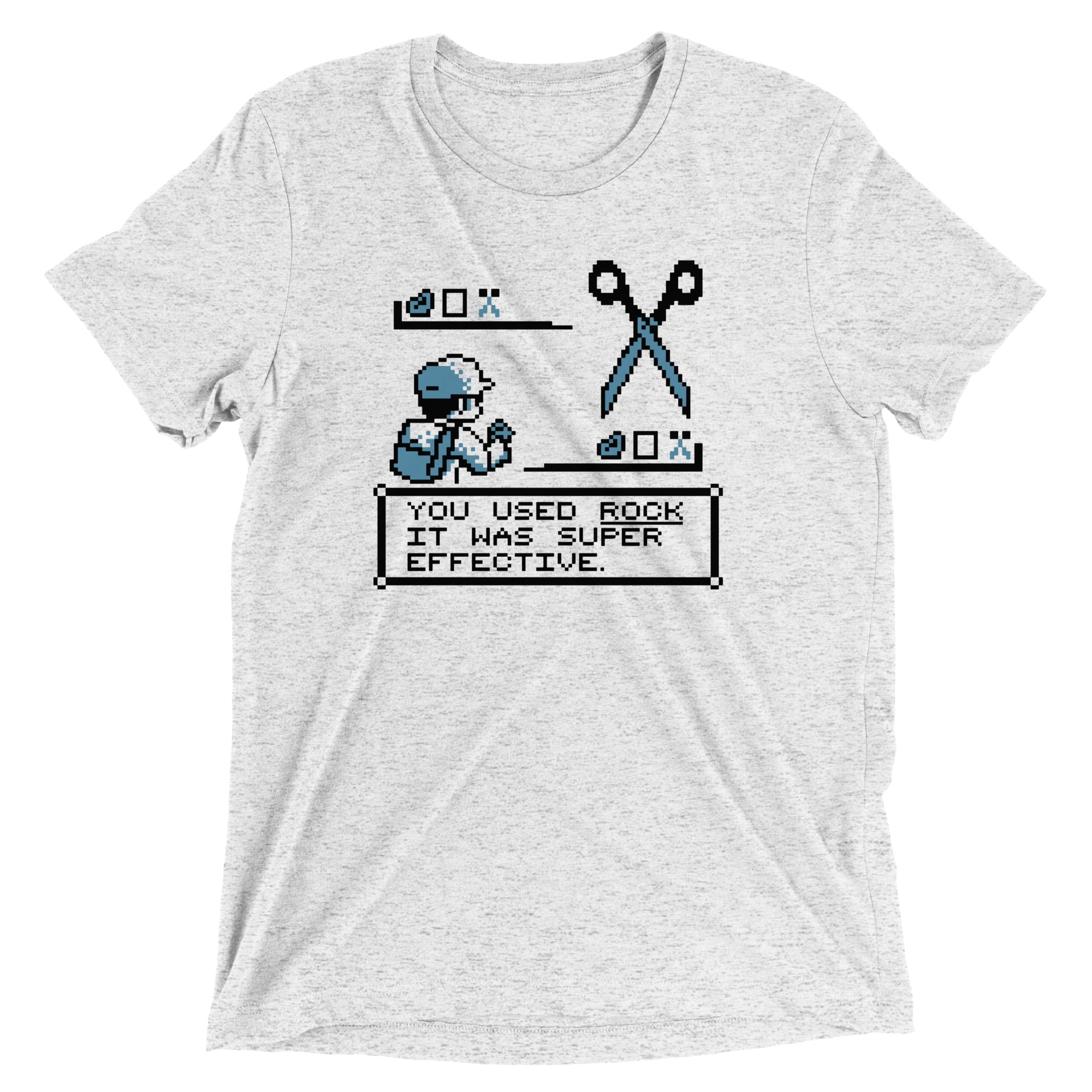 Rock Paper Scissors Battle Men's Tri-Blend Tee