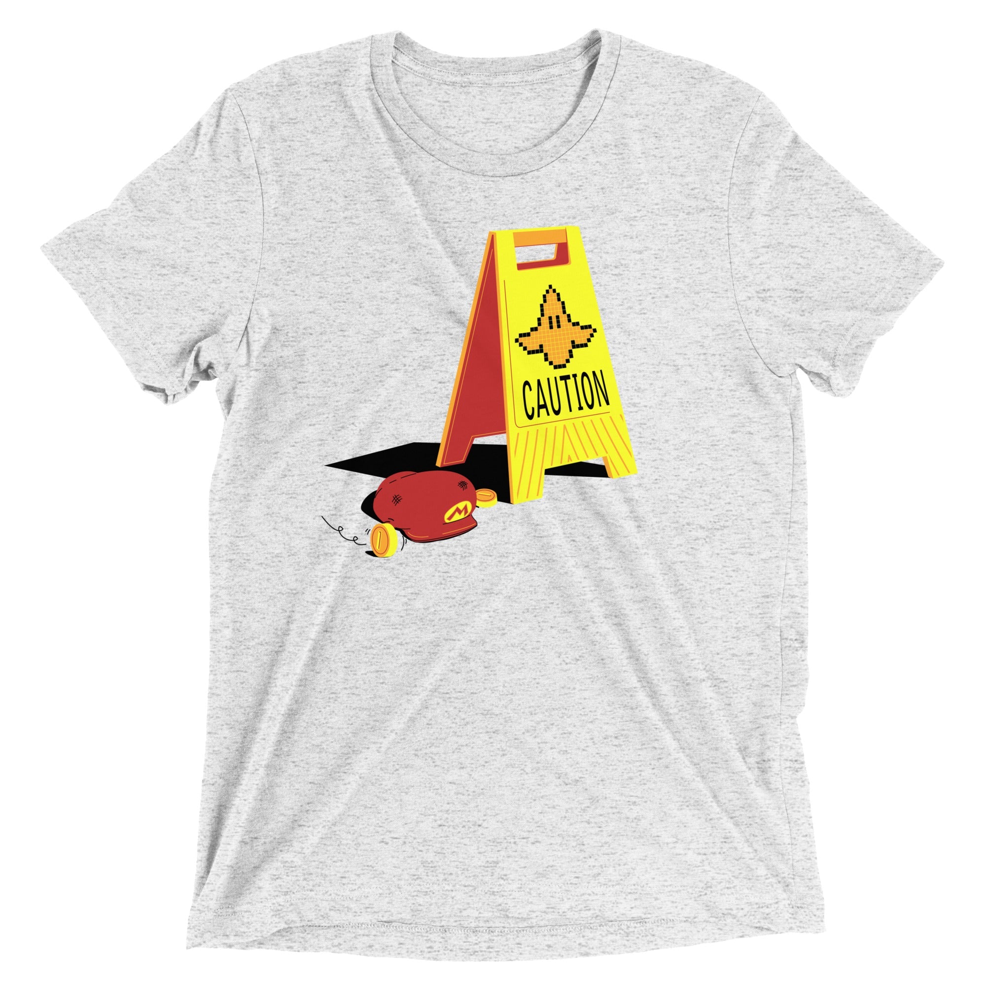 Caution Banana Men's Tri-Blend Tee