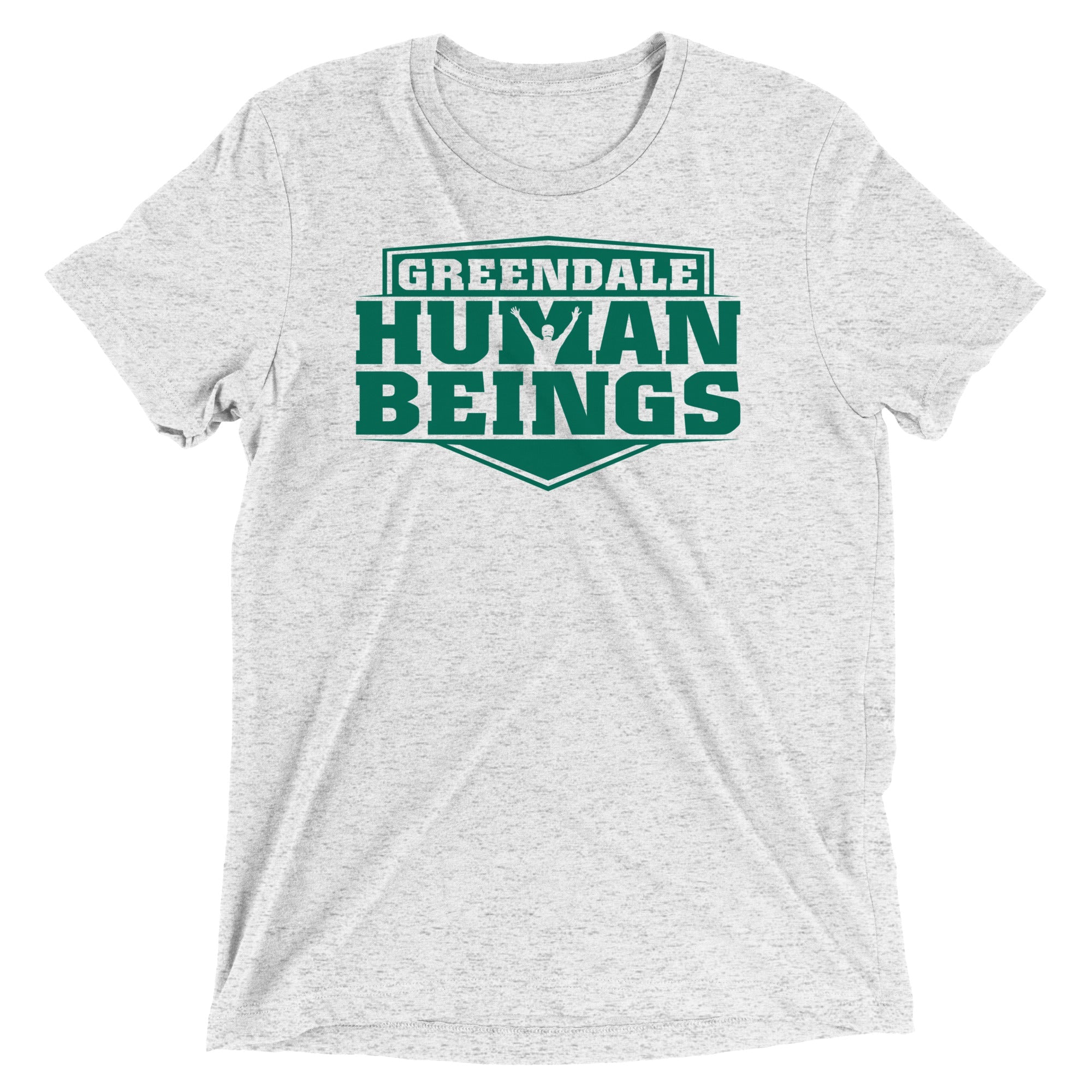 Greendale Human Beings Men's Tri-Blend Tee