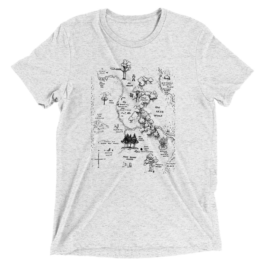 100 Acre Map Men's Tri-Blend Tee