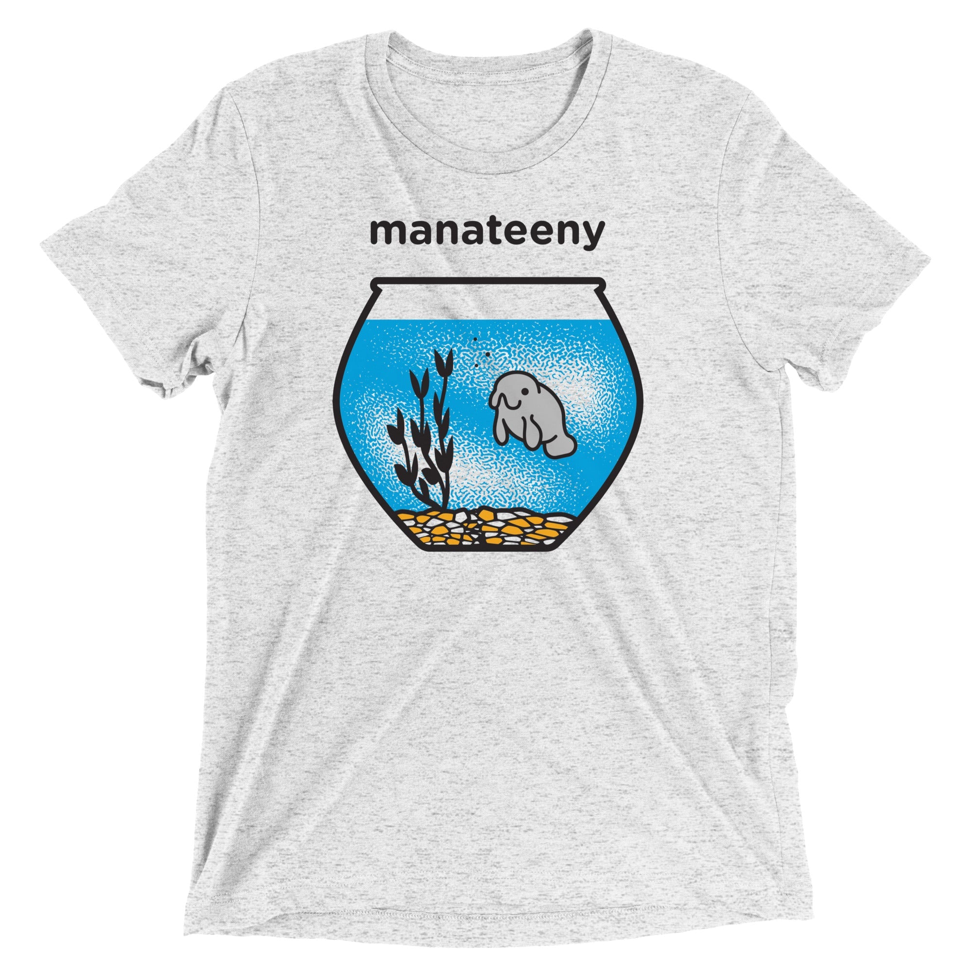 Manateeny Men's Tri-Blend Tee