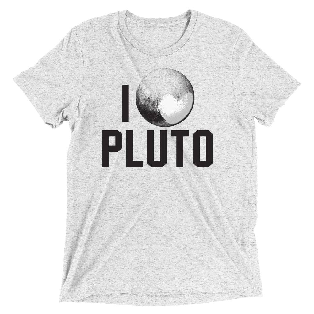 I Heart Pluto Men's Tri-Blend Tee