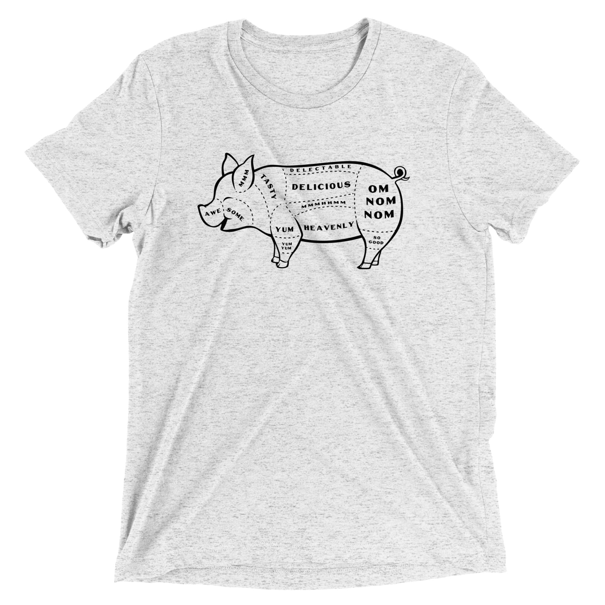 Tasty Pig Cuts Men's Tri-Blend Tee