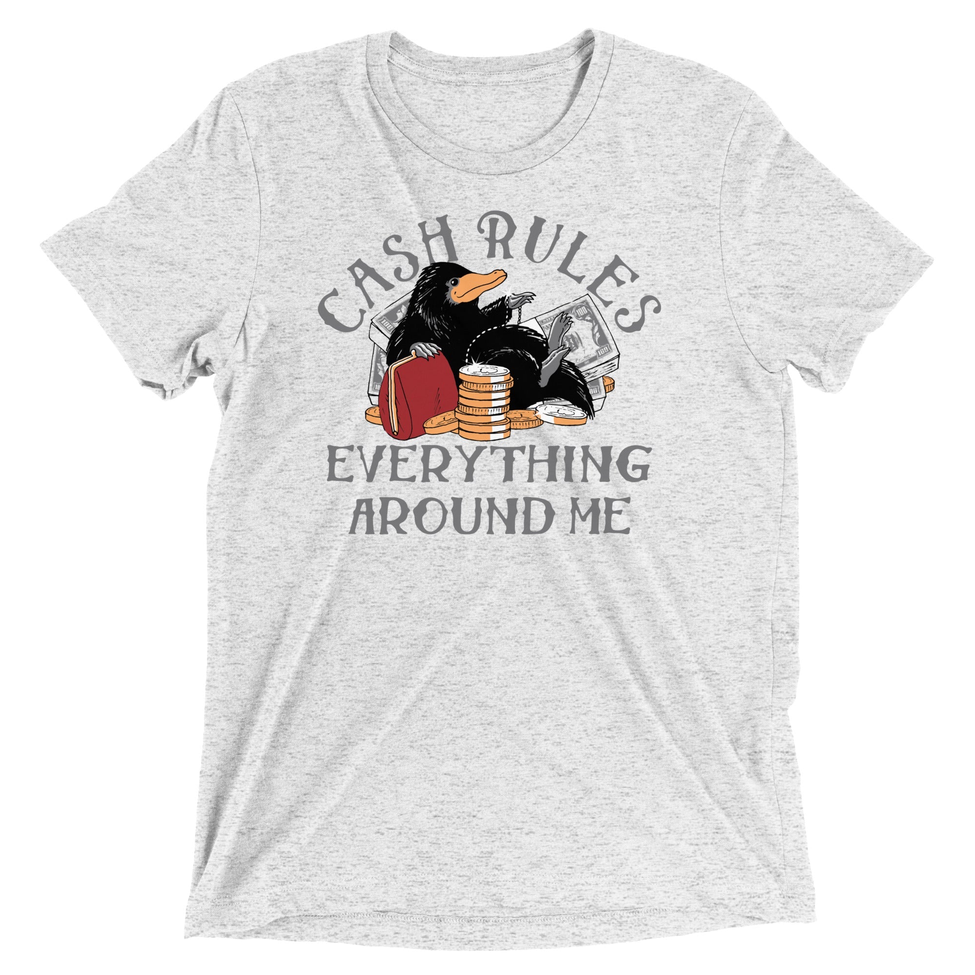 Cash Rules Everything Around Me Men's Tri-Blend Tee