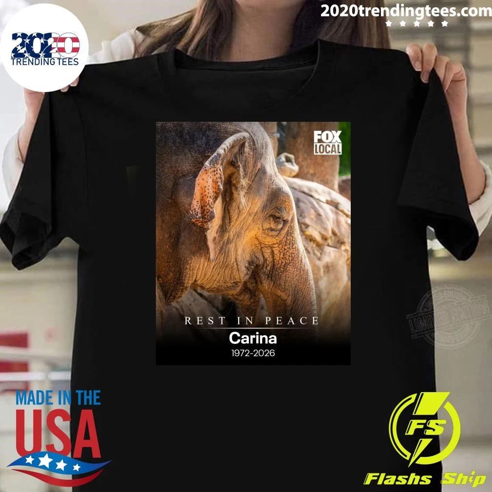 Rest In Peace Elephant Carina 1972-2026 Shirt