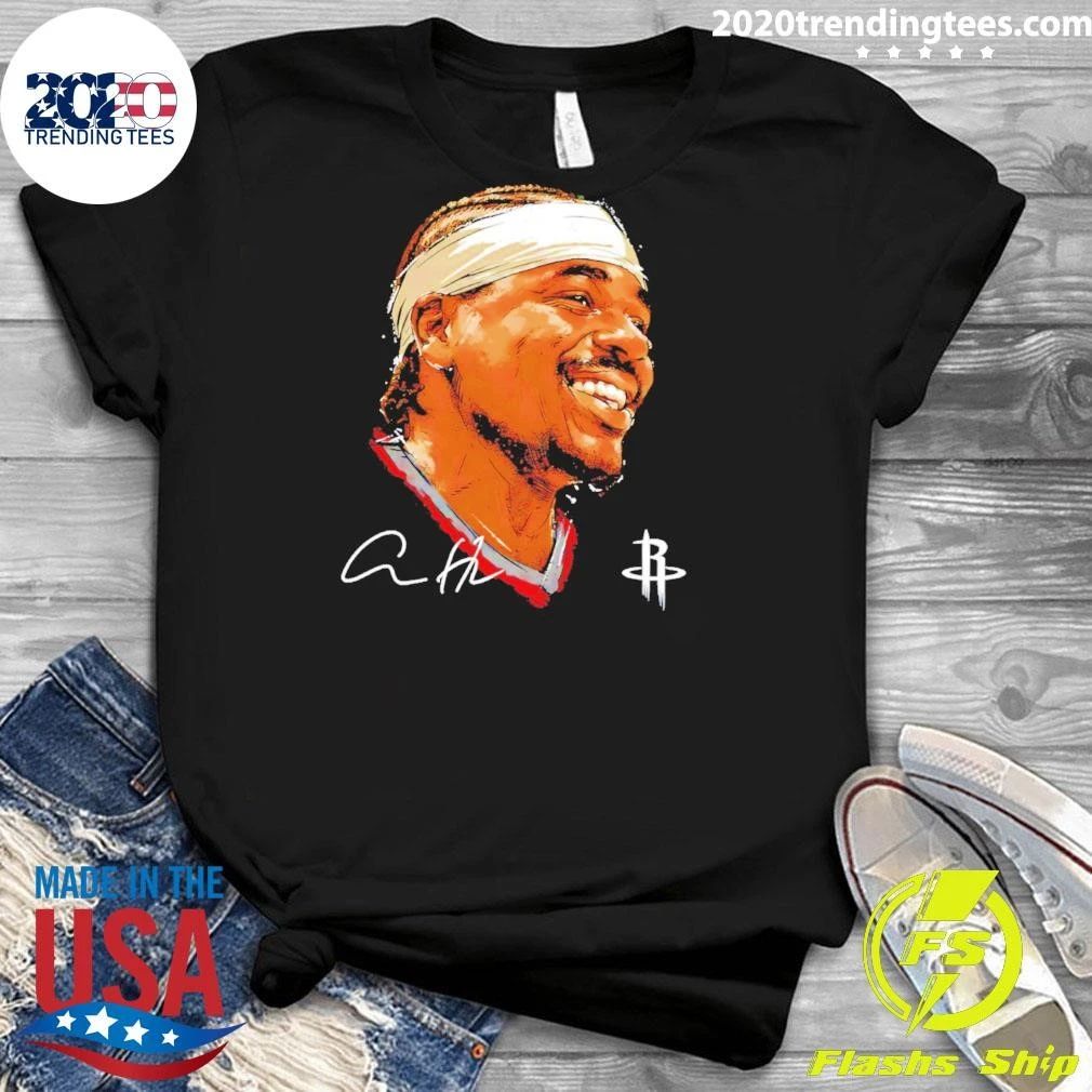 Aaron Holiday Houston Rockets Portrait Signature Shirt