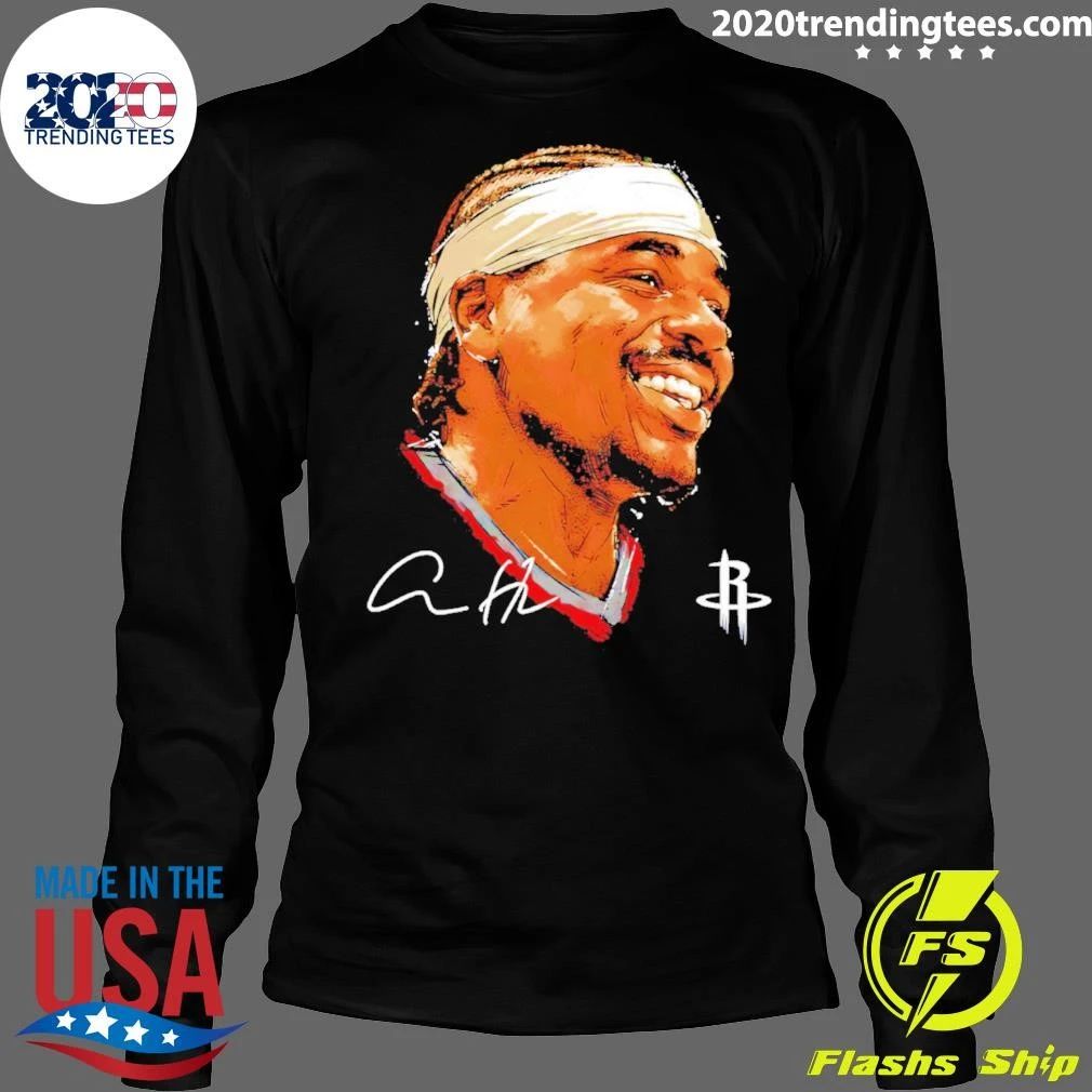Aaron Holiday Houston Rockets Portrait Signature Shirt