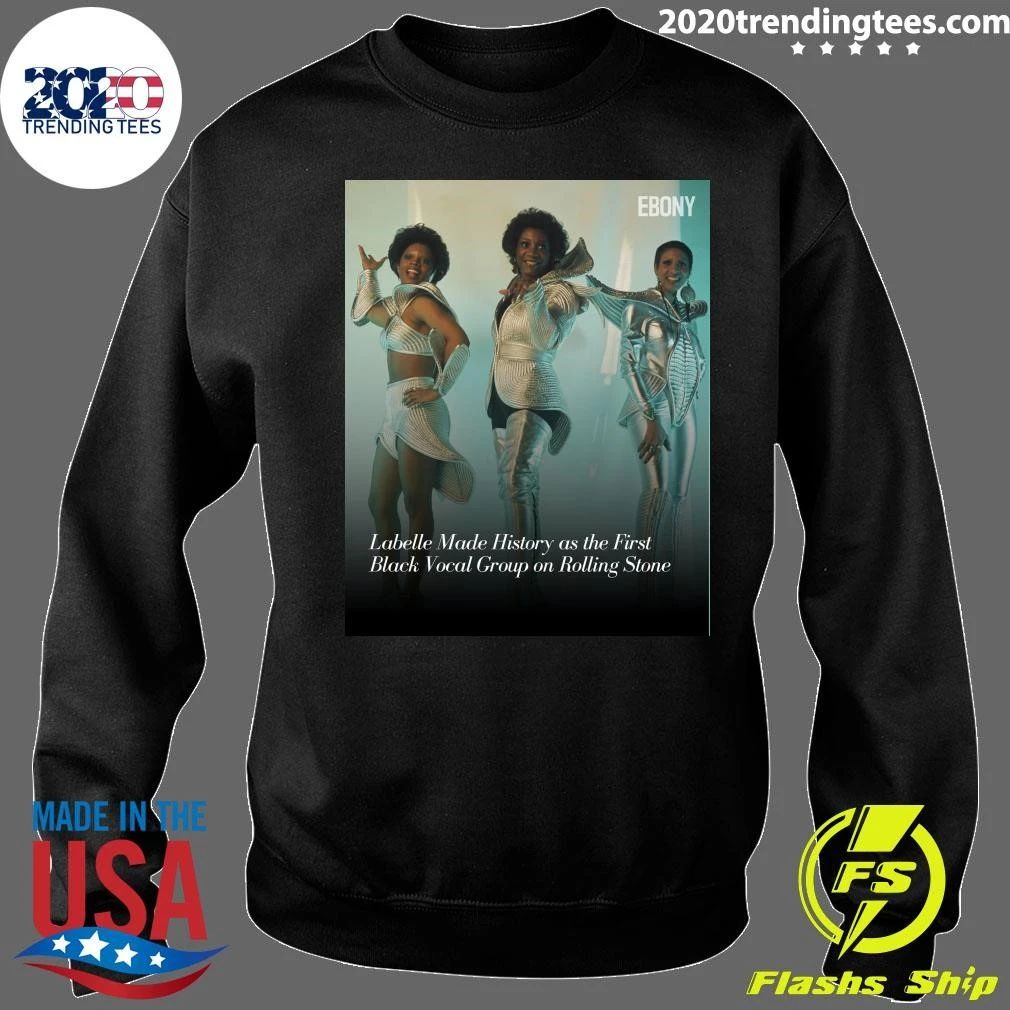 Labelle Made History as the First Black Vocal Group on Rolling Stone Shirt