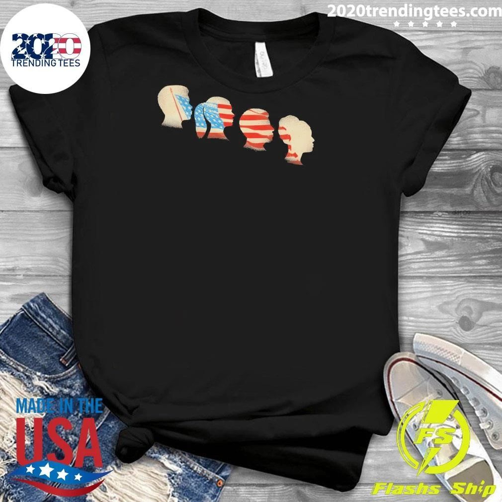 American Flag Image From The New York Public Library Joan Wong For The Marshall Project Shirt
