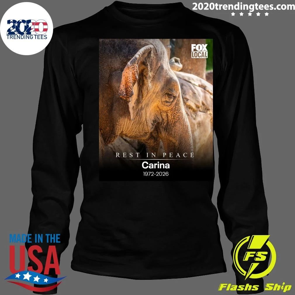 Rest In Peace Elephant Carina 1972-2026 Shirt