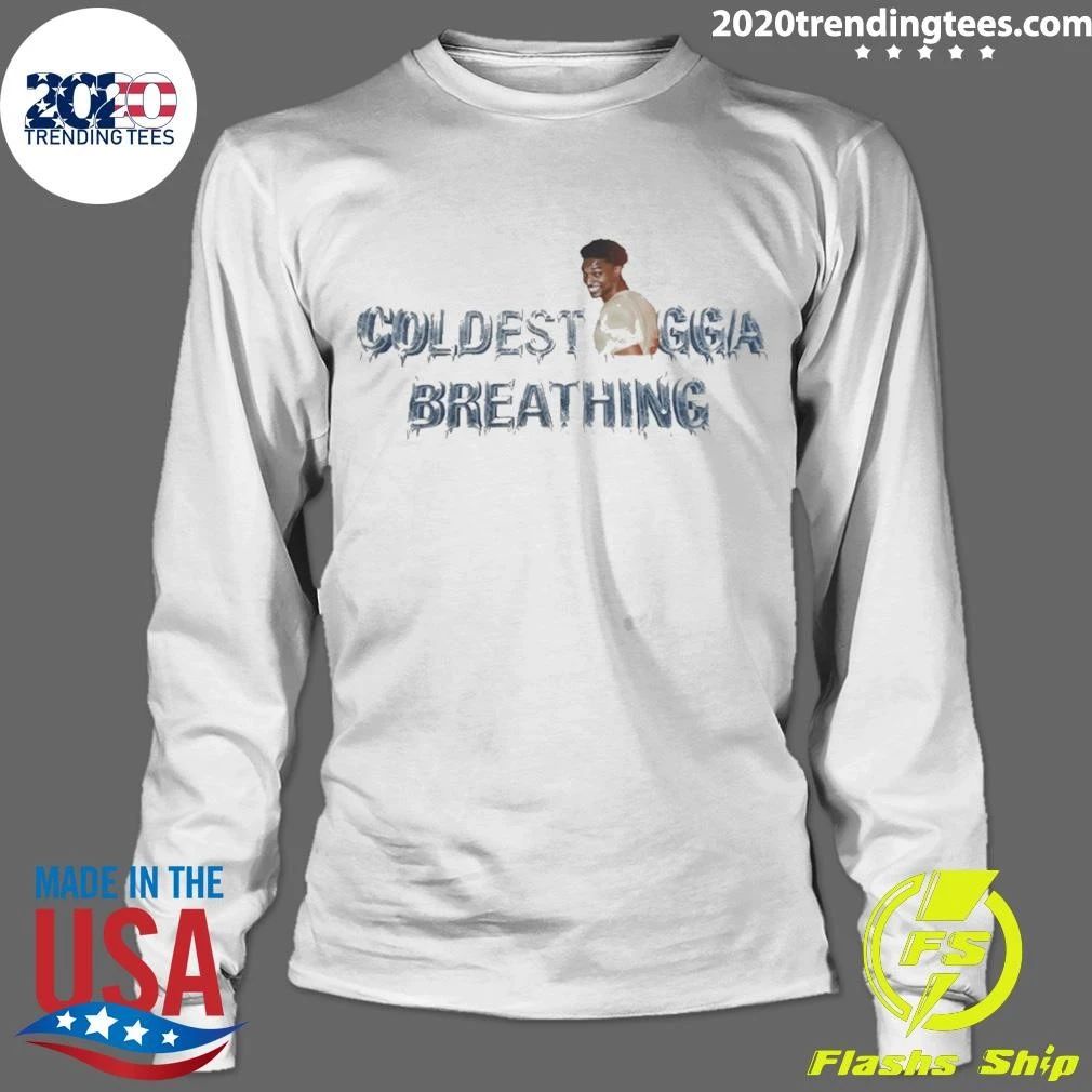 Coldest Nigga Breathing Funny Slang Ice Shirt