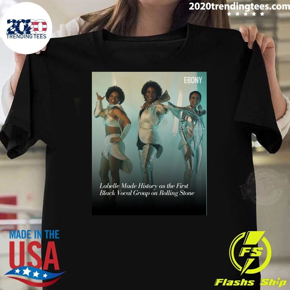 Labelle Made History as the First Black Vocal Group on Rolling Stone Shirt