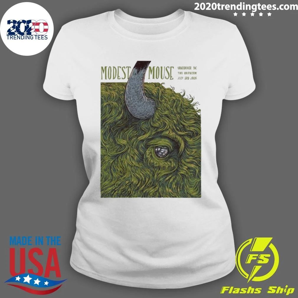 Modest Mouse Vancouver BC Event On July 3 2026 Tee Shirt