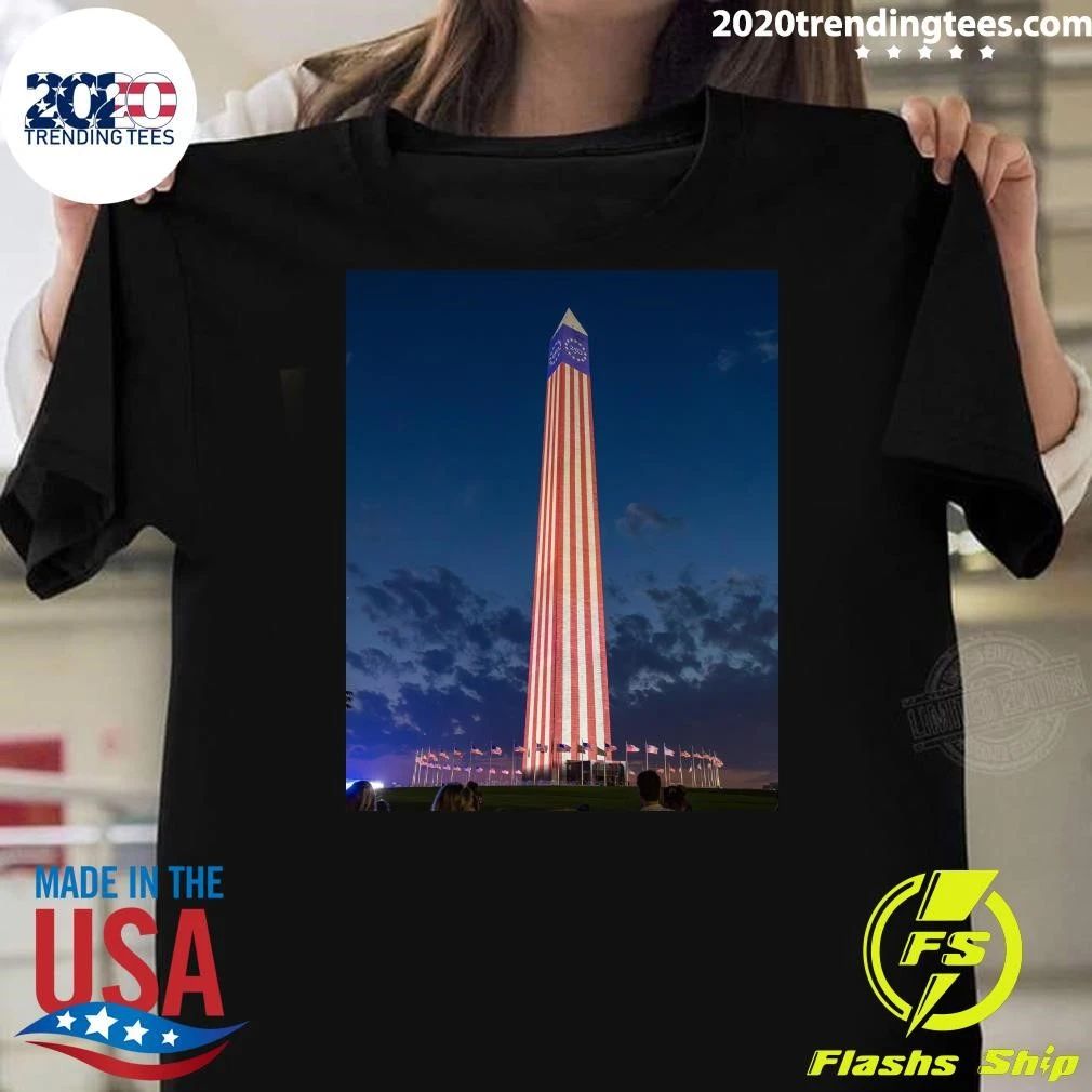 The Washington Monument Stands As A Tribute To Our First President Shirt