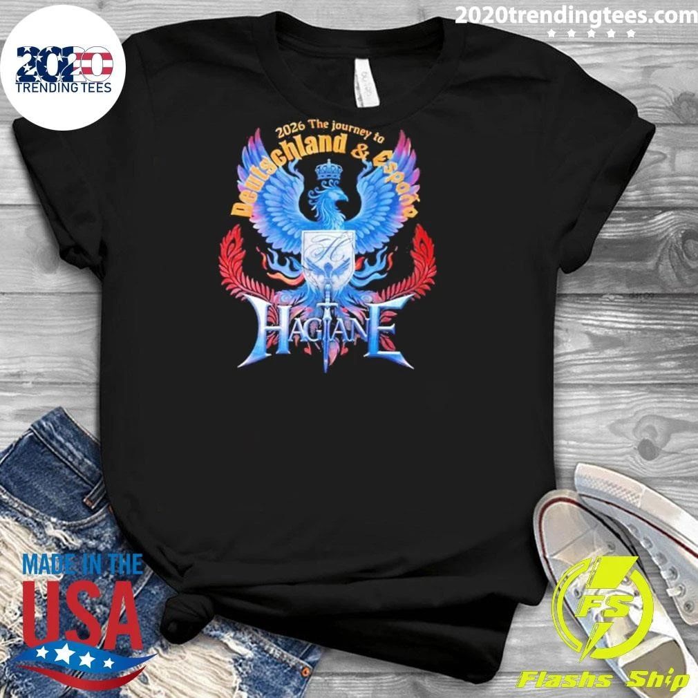 Hagane Merch 2026 The Journey To Germany And Spain On July 2026 Tour Shirt