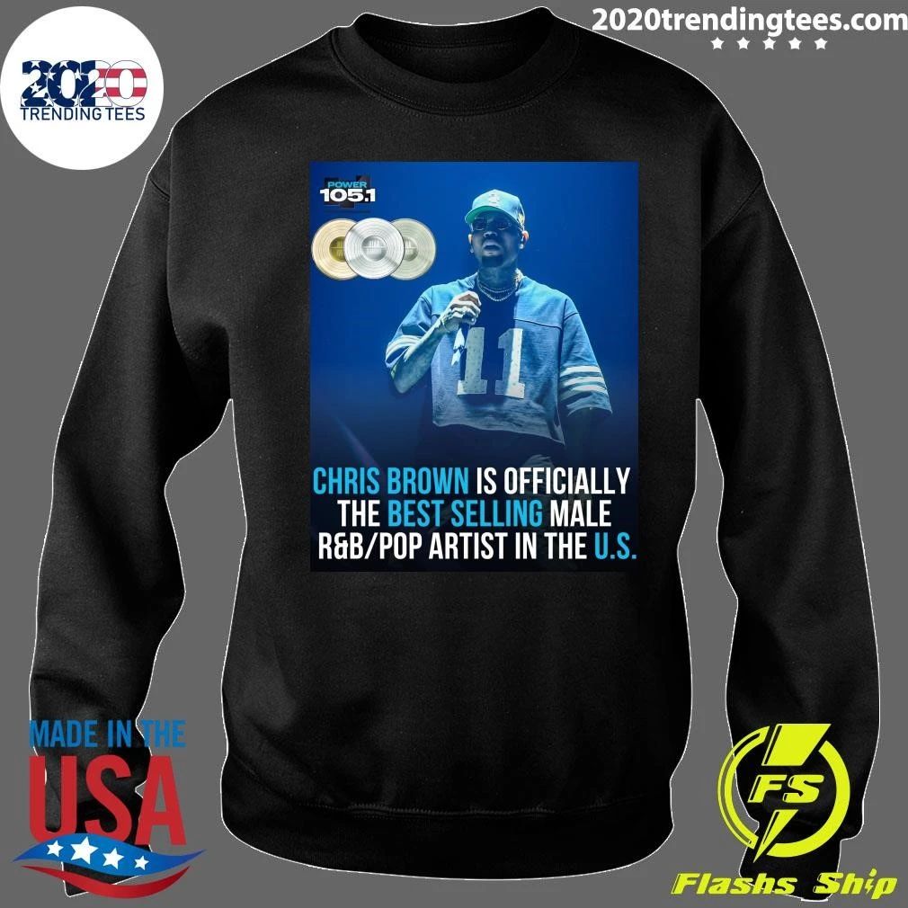 Chris Brown Is Officially The Best Selling Male R&B-Pop Artist In The U.S. Shirt
