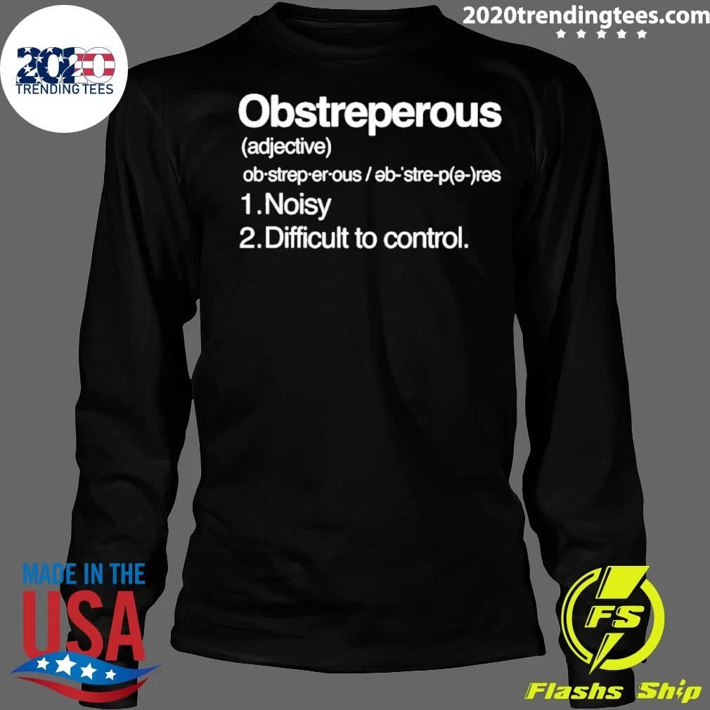 Innate Power Obstreperous Definition vocabulary shirt